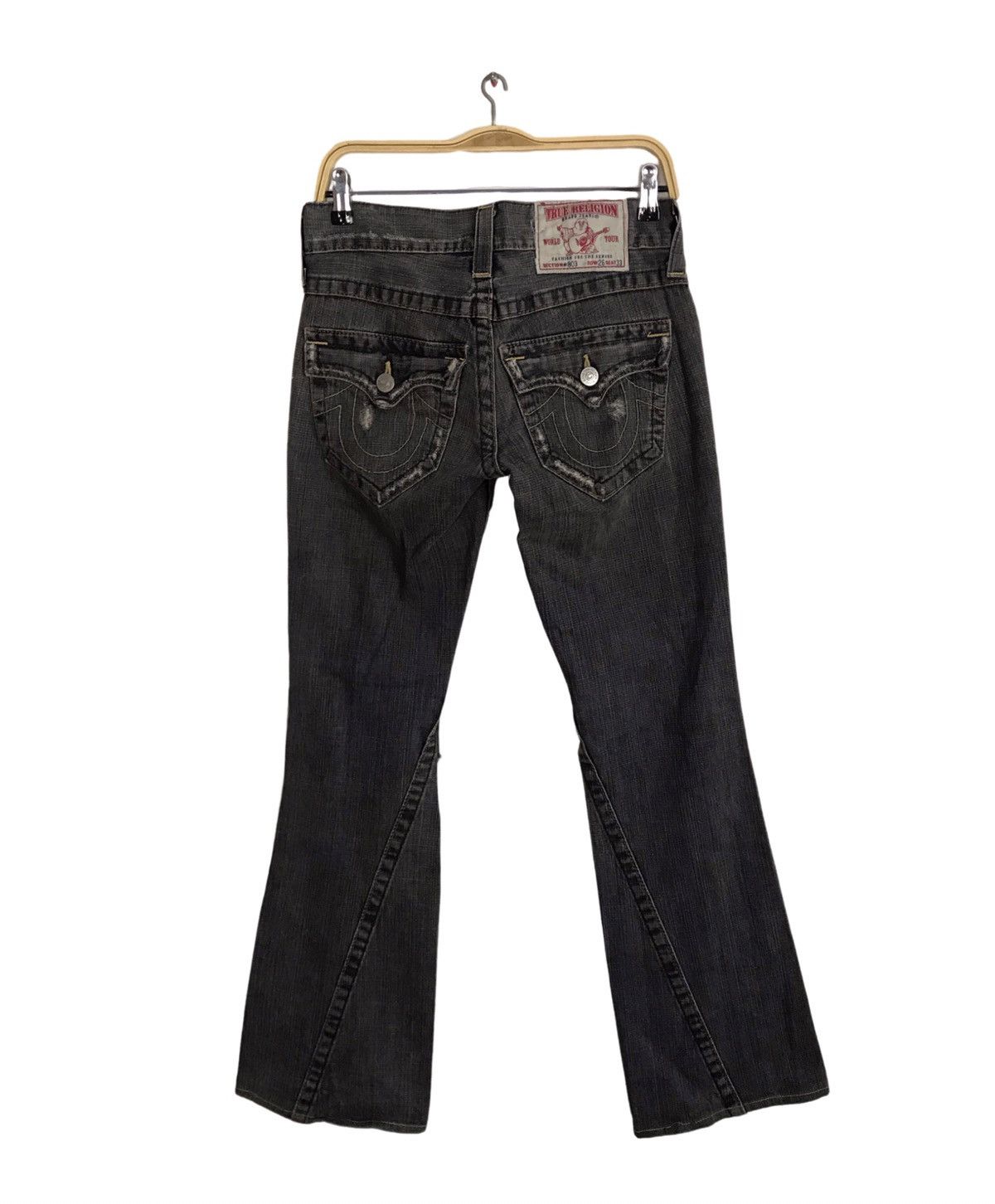 True Religion True Religion Section 803 Flap Pocket Zipper Tear Denim Size 30" / US 8 / IT 44 - 2 Thumbnail