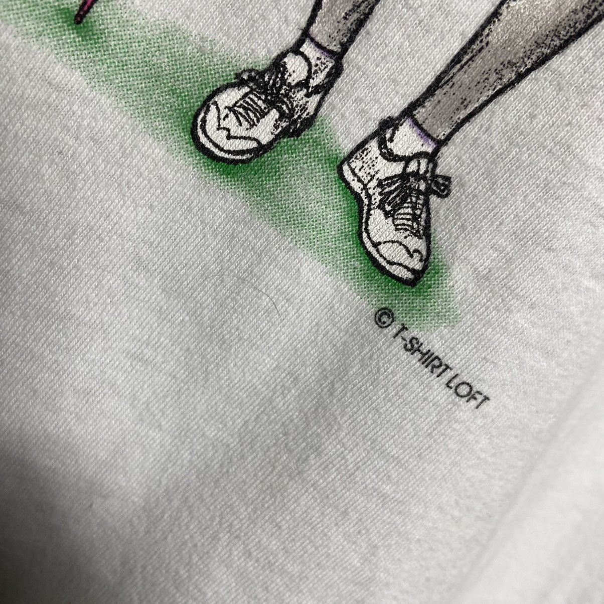 Vintage Vintage 90s Tennis Cats Double Sides Graphic T-Shirt Size US XXL / EU 58 / 5 - 7 Thumbnail