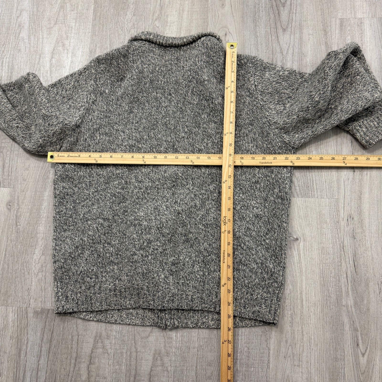 L.L. Bean LL Bean Ragwool Cardigan Lambswool Cardigan Sweater Large Size US L / EU 52-54 / 3 - 8 Thumbnail
