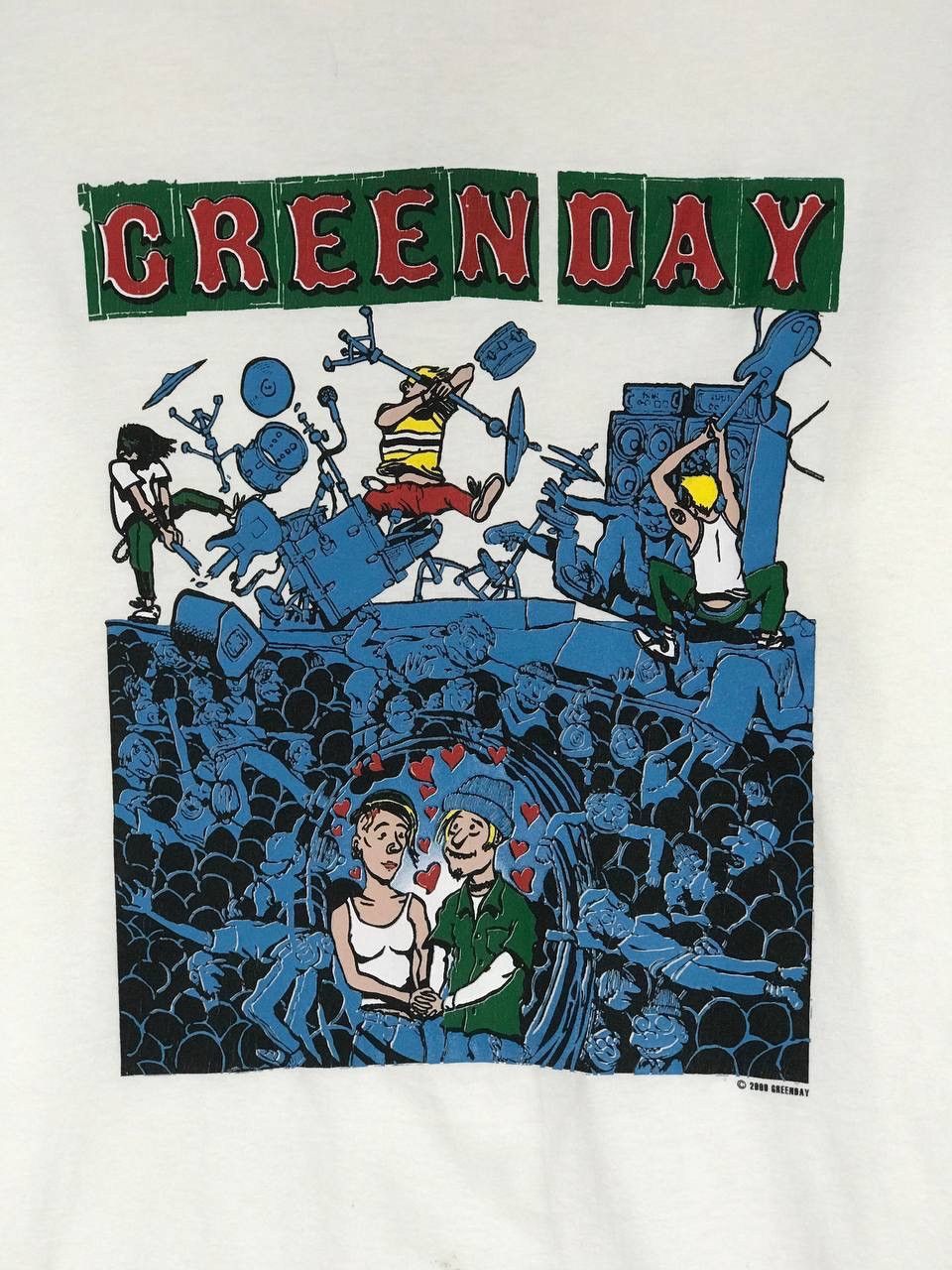 Band Tees × Vintage vintage 2000 Greenday punk rock band billy joe Size US L / EU 52-54 / 3 - 3 Thumbnail