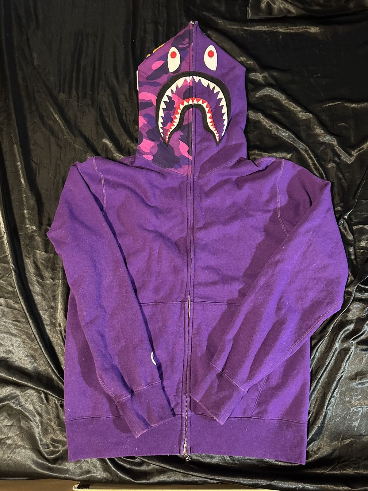 Bape Color Camo Shark Full Zip Hoodie Size US XL / EU 56 / 4 - 2 Thumbnail