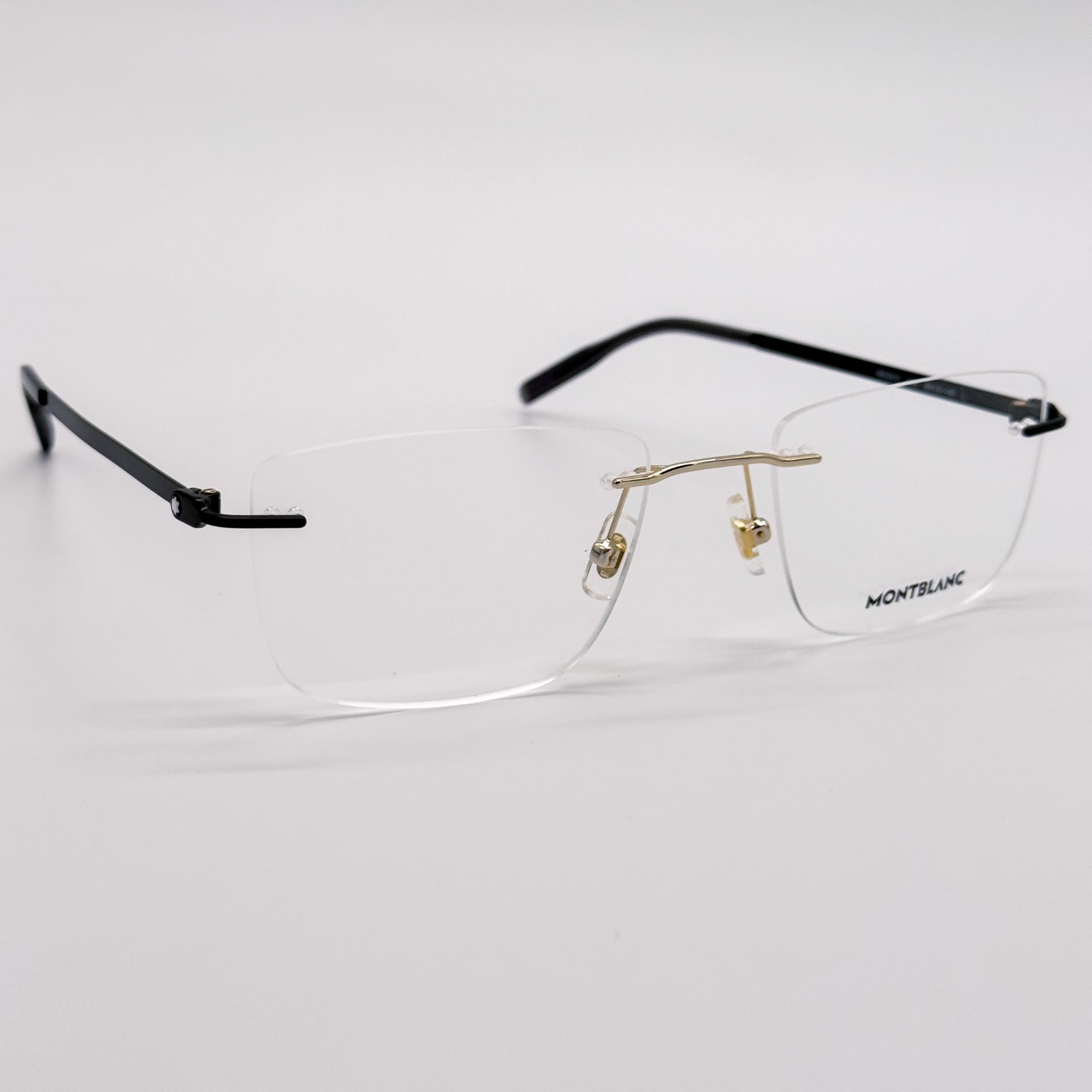 Montblanc NEW MONTBLANC EYEGLASSES MB0281O 006 BLACK MEN EYEWEAR Size ONE SIZE - 4 Thumbnail