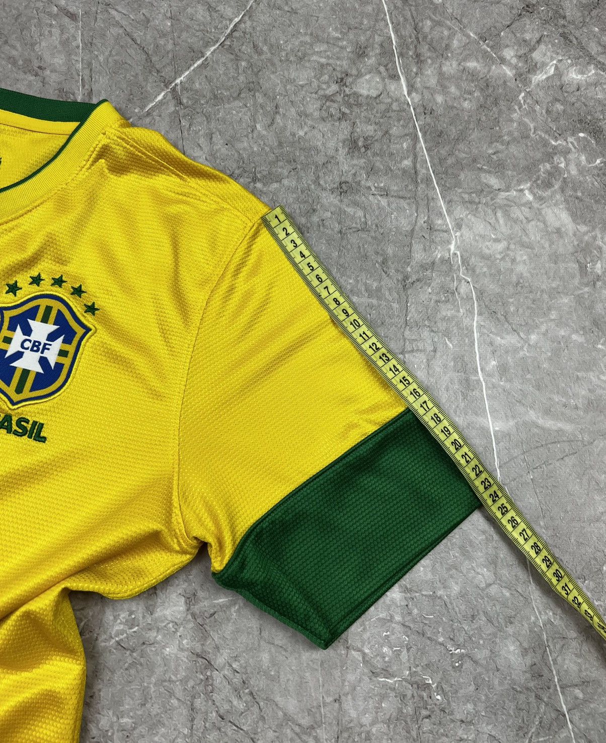 Nike Nike Brasil Soccer Jersey Tee T Shirt Size US S / EU 44-46 / 1 - 16 Thumbnail
