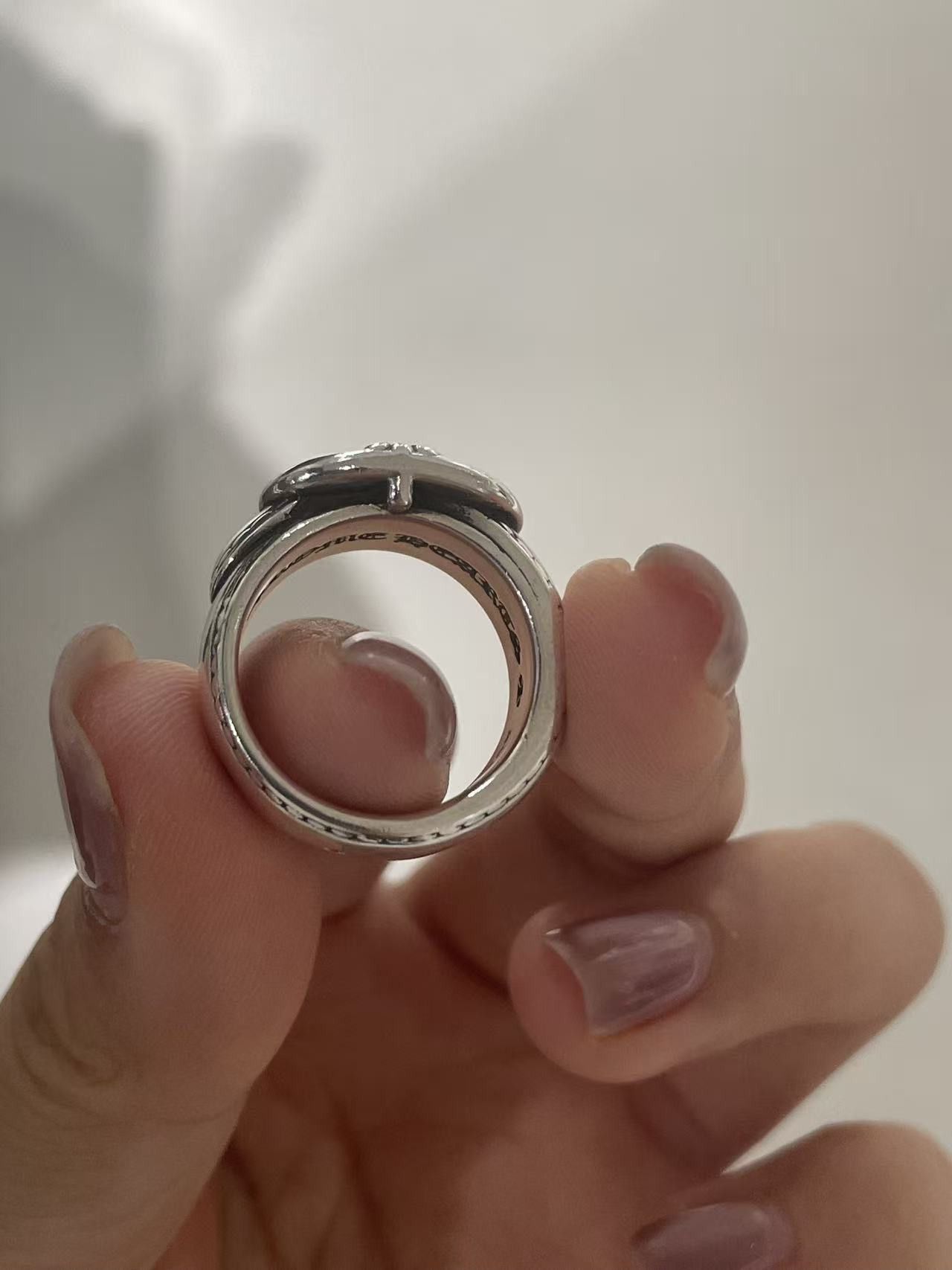 Chrome Hearts Silver Belt Gunslinger Ring