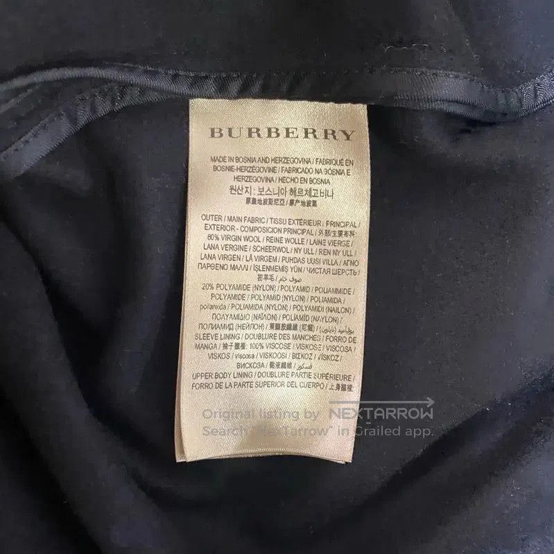 Burberry Burberry Black Wool Ladies Coat. Size L / US 10 / IT 46 - 7 Thumbnail