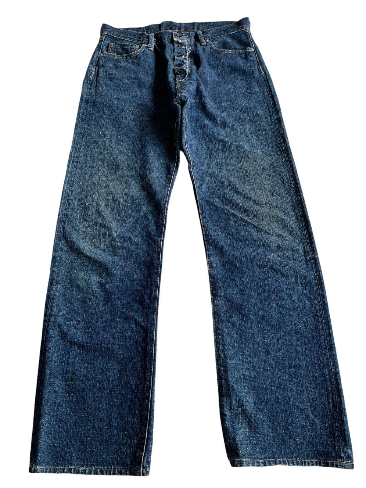 Japanese Brand × Jean BORN FREE 30TH ANNIVERSARY JAPANESE SELVEDGE DENIM Size US 31 - 3 Thumbnail