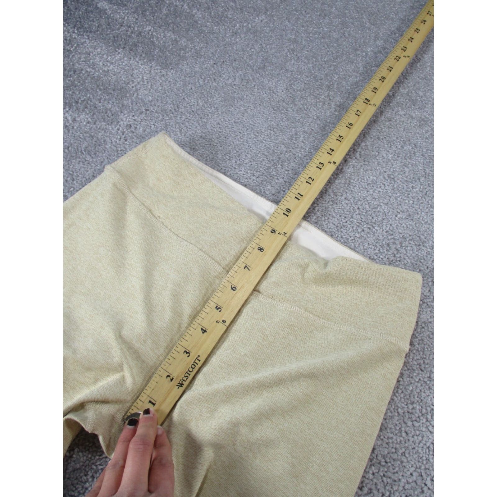 Outdoor Voices Outdoor Voices Compression Leggings Womens Medium Beige Colorblock Activewear Gym Size 32" / US 10 / IT 46 - 5 Thumbnail
