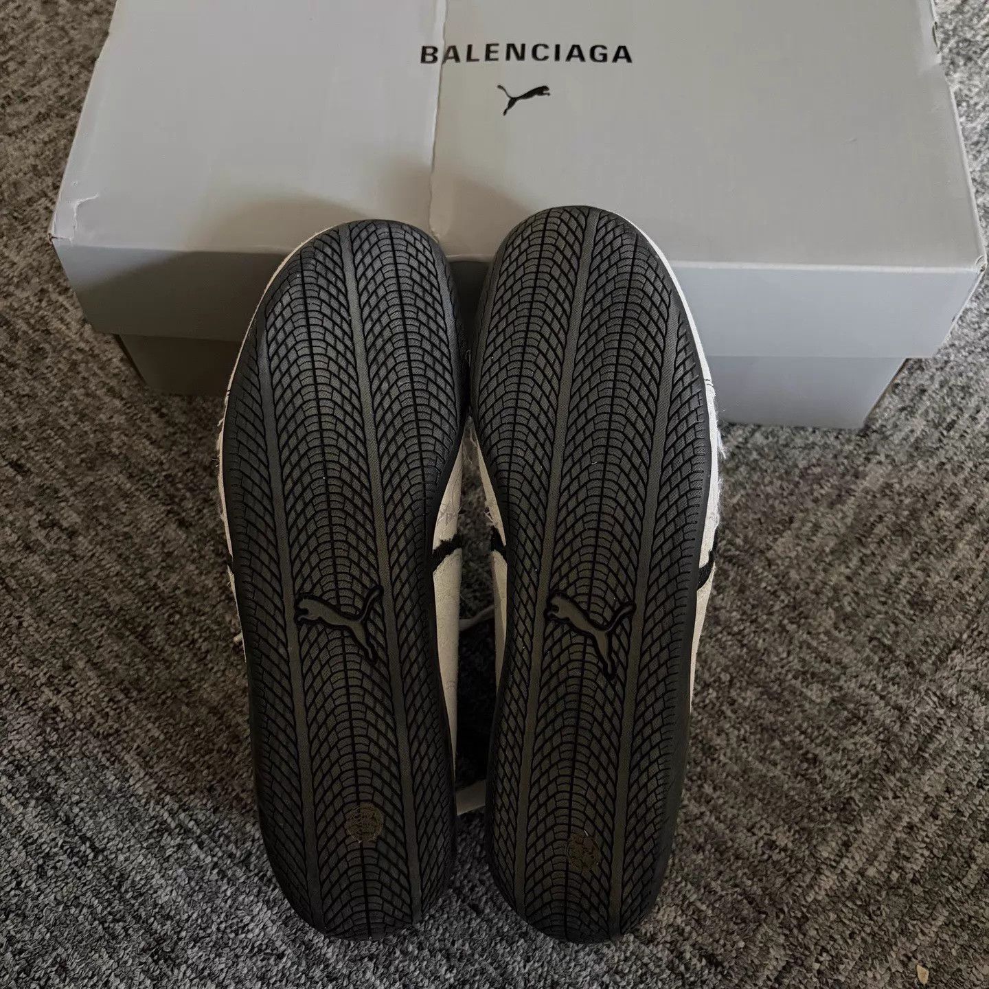 Puma PUMA x Balenciaga Speedcat White Washed 38W New Size US 7.5 / IT 37.5 - 5 Thumbnail