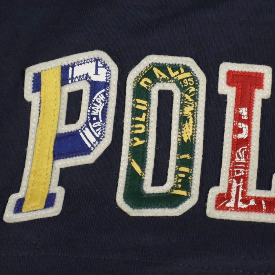 Polo Ralph Lauren VINTAGE Polo Ralph Lauren Varsity Letter Sweat Shorts Navy Men's 1XB Size US XL / EU 56 / 4 - 7 Thumbnail