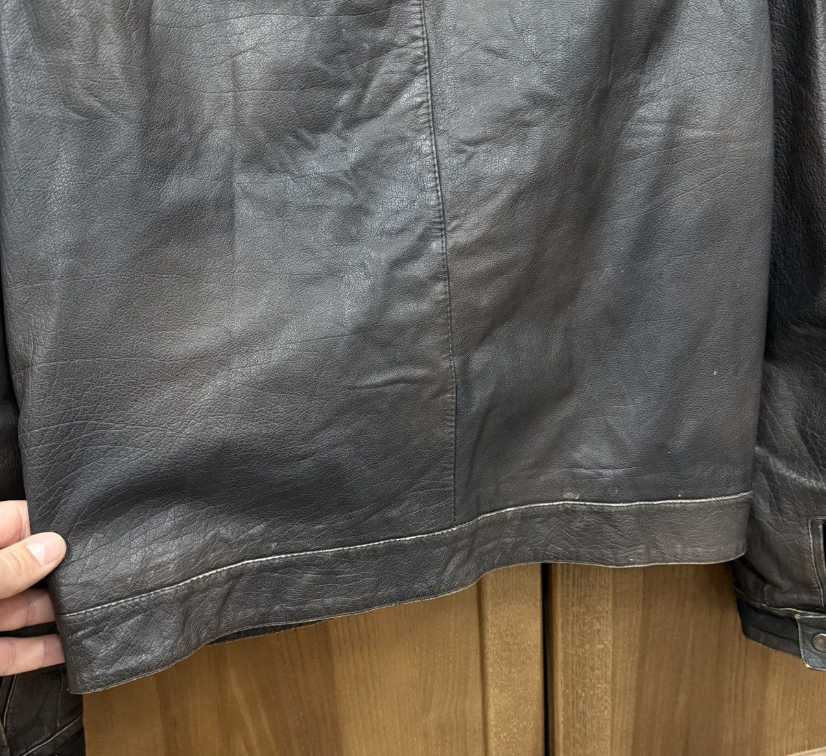 John Richmond John Richmond Motorcycle Biker Distressed Leather Jacket Size US M / EU 48-50 / 2 - 14 Thumbnail