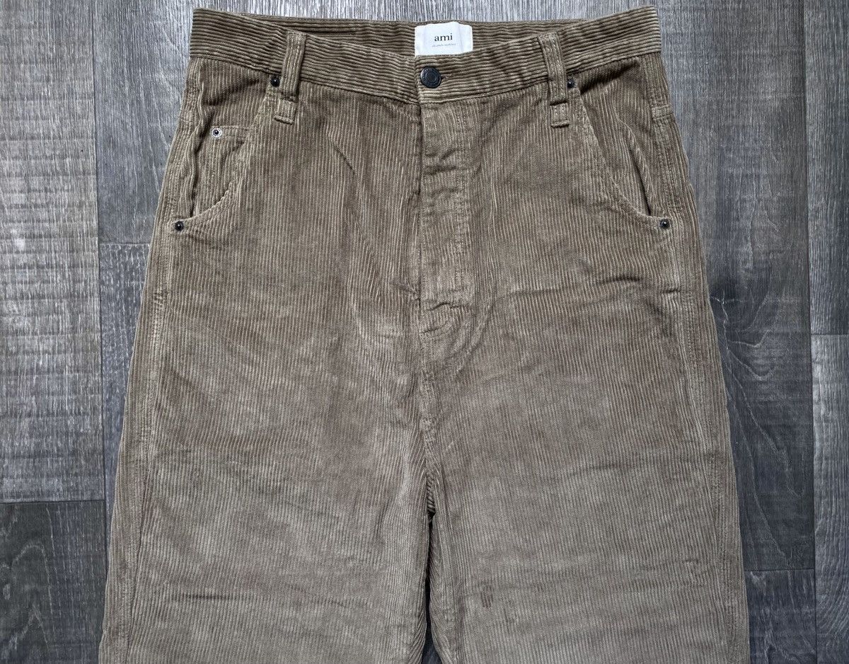 AMI AMI Paris Alexandre Mattiussi Velvet Corduroy Casual Trouser Size US 32 / EU 48 - 4 Thumbnail