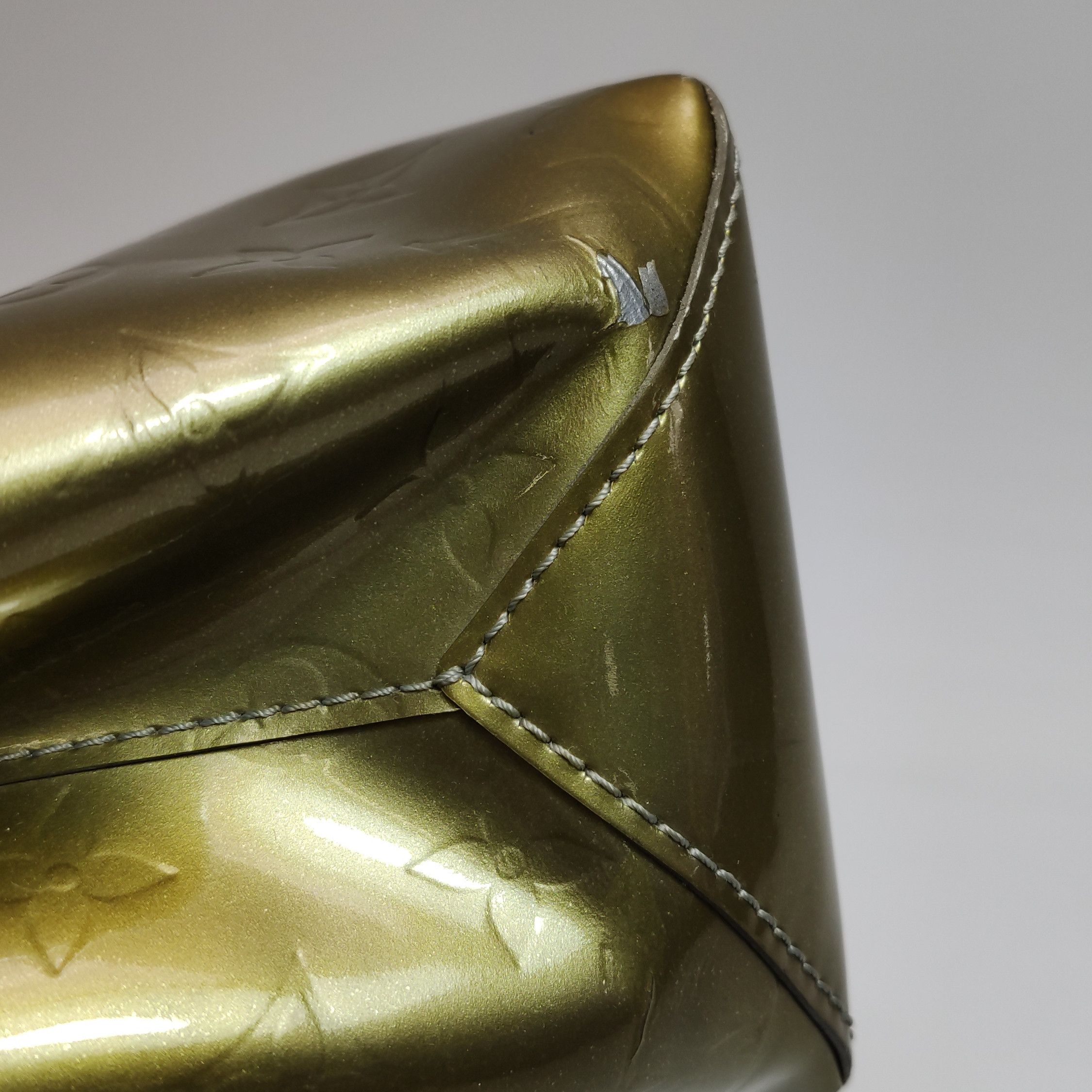 Louis Vuitton (LV) Wilshire patent leather embossed monogra