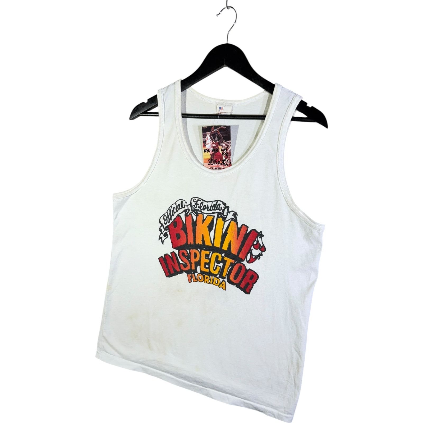 Vintage Vintage Bikini Inspector Florida Official Tank Top Large Size US L / EU 52-54 / 3 - 3 Thumbnail