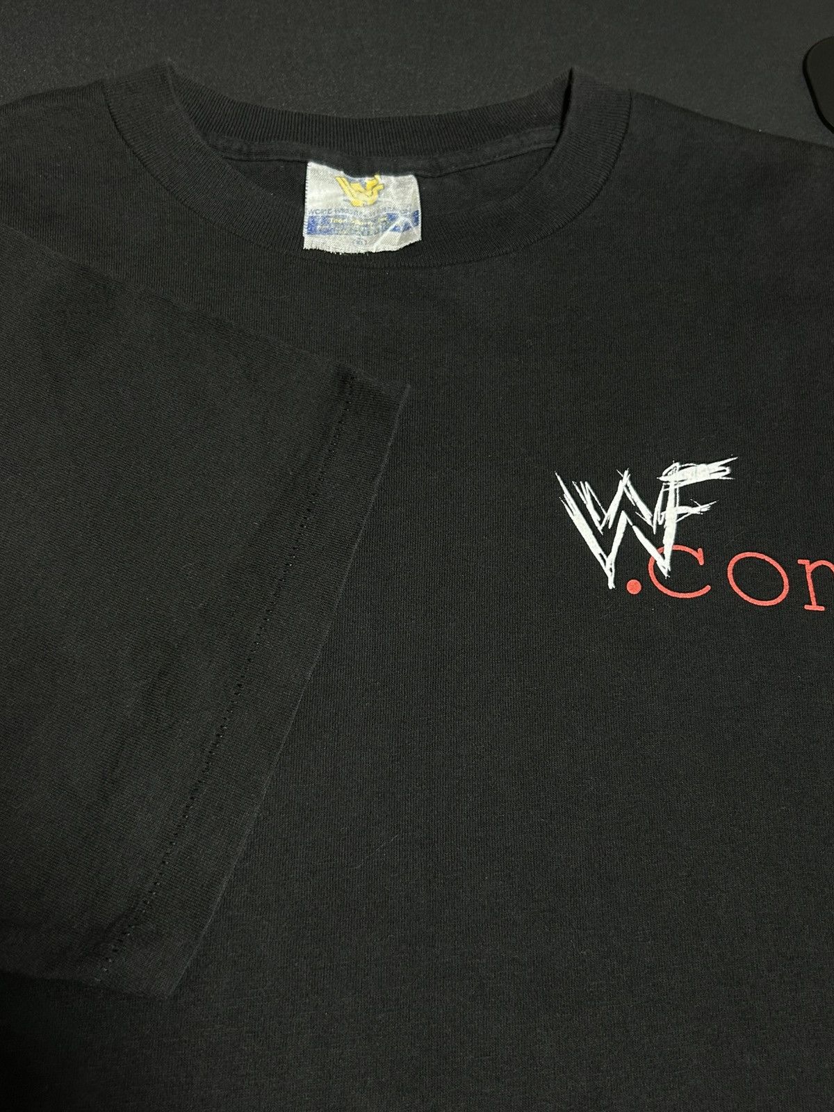 Vintage × WWE × WWF 1998 WWF.COM Downland This! Rare Crew Tee Size US XL / EU 56 / 4 - 4 Thumbnail