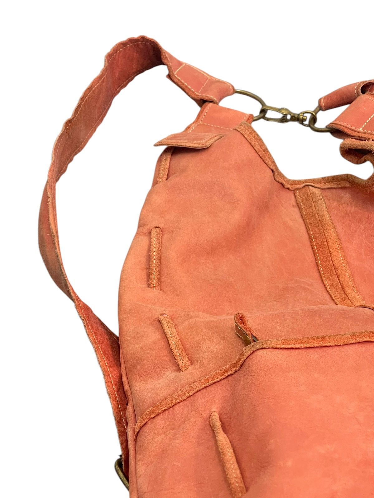 Genuine Leather Full Leather Petit Ami Backpack Bag 1🟩3 Size ONE SIZE - 10 Thumbnail
