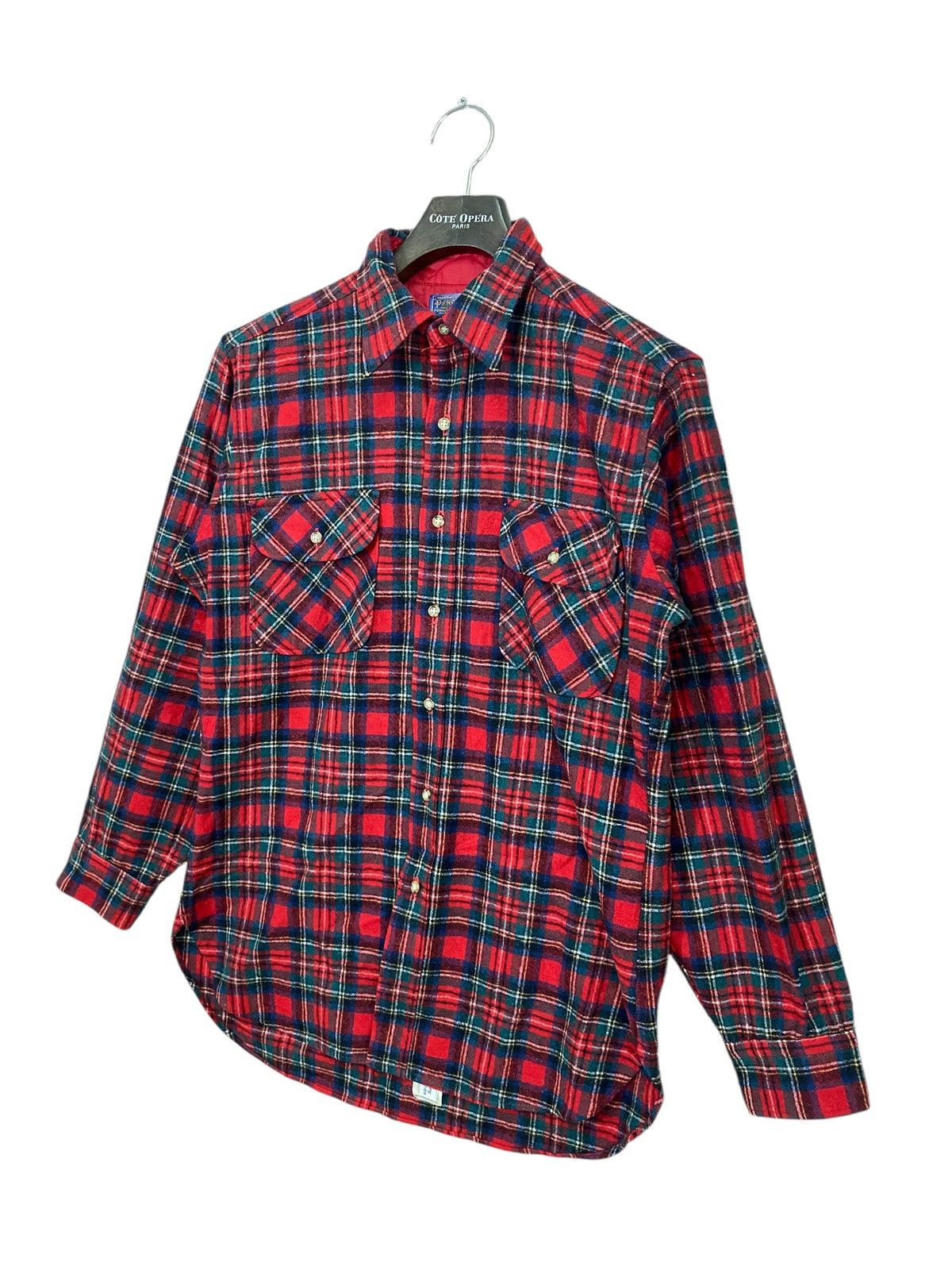 Pendleton × Vintage Vtg Pendleton Flannel Prince Charles Edward Stewart Tartan Size US M / EU 48-50 / 2 - 2 Thumbnail