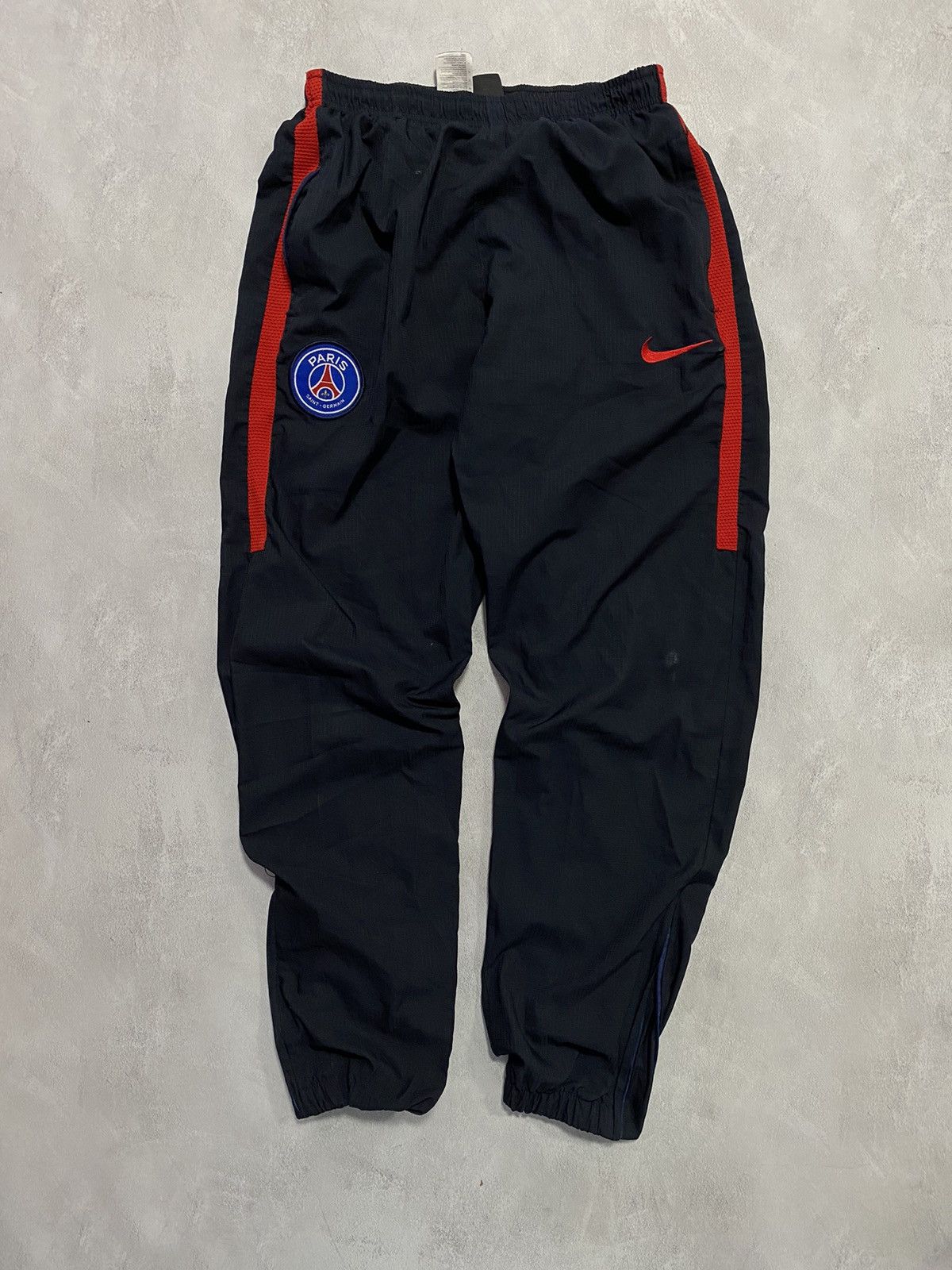 Nike × Vintage 🥷🏻 Vintage Nike PSG Track Pants Nylon DRILL Size US 38 / EU 54 - 1 Thumbnail