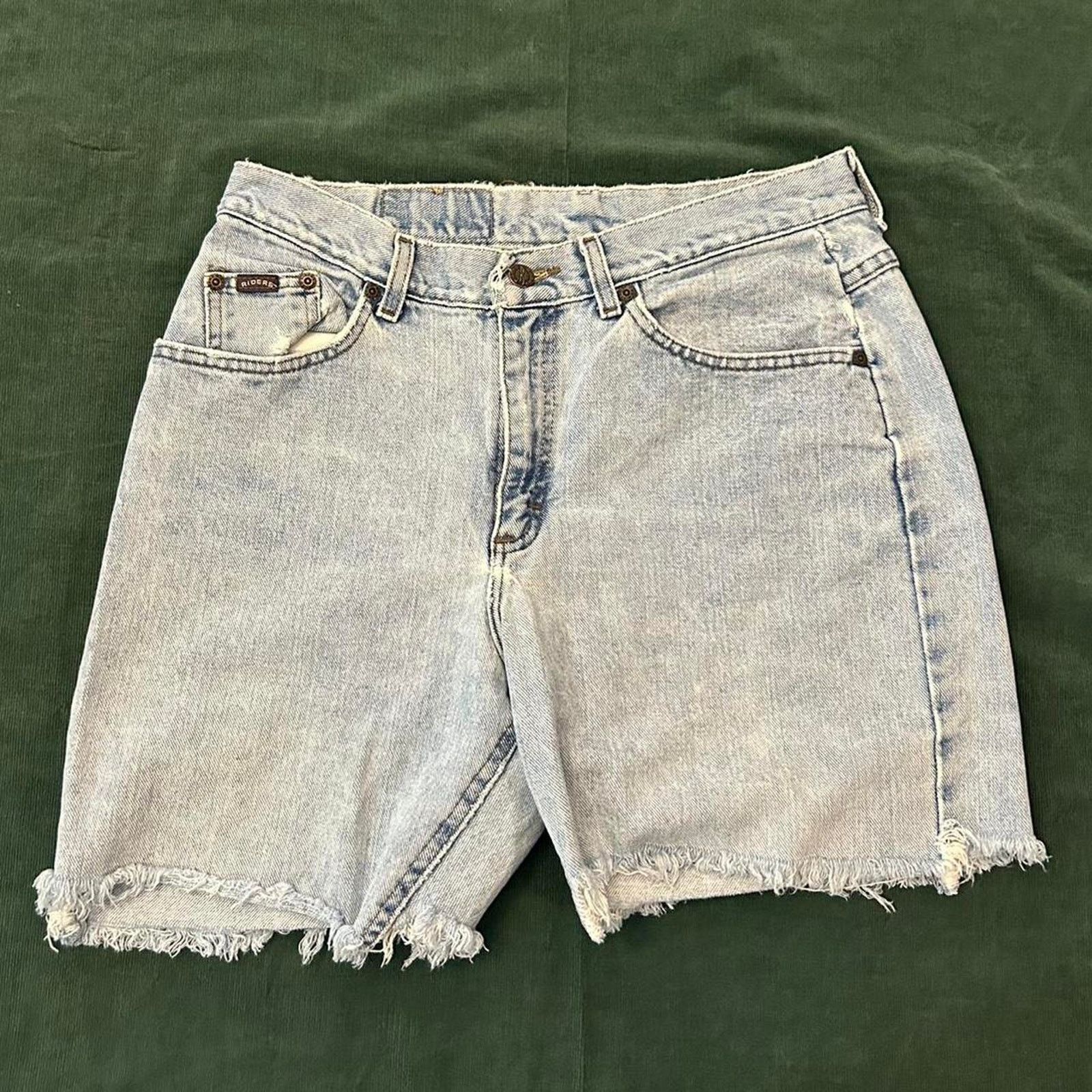 Lee Y2k lee rider distressed shorts Size 34" / US 12 / IT 48 - 1 Thumbnail