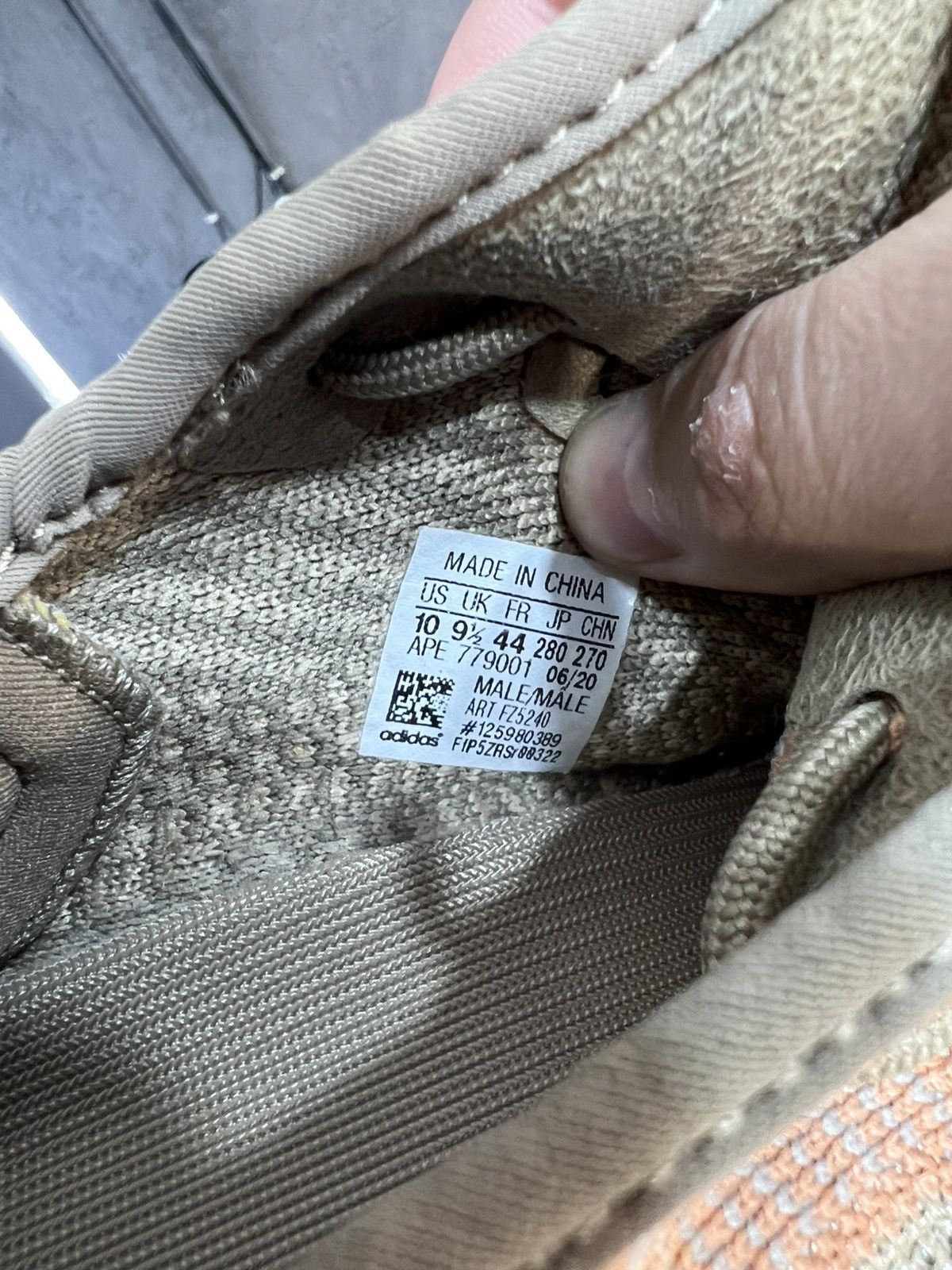 Adidas adidas Yeezy Boost 350 V2 Sand Taupe 44 Size US 10 / EU 43 - 7 Thumbnail