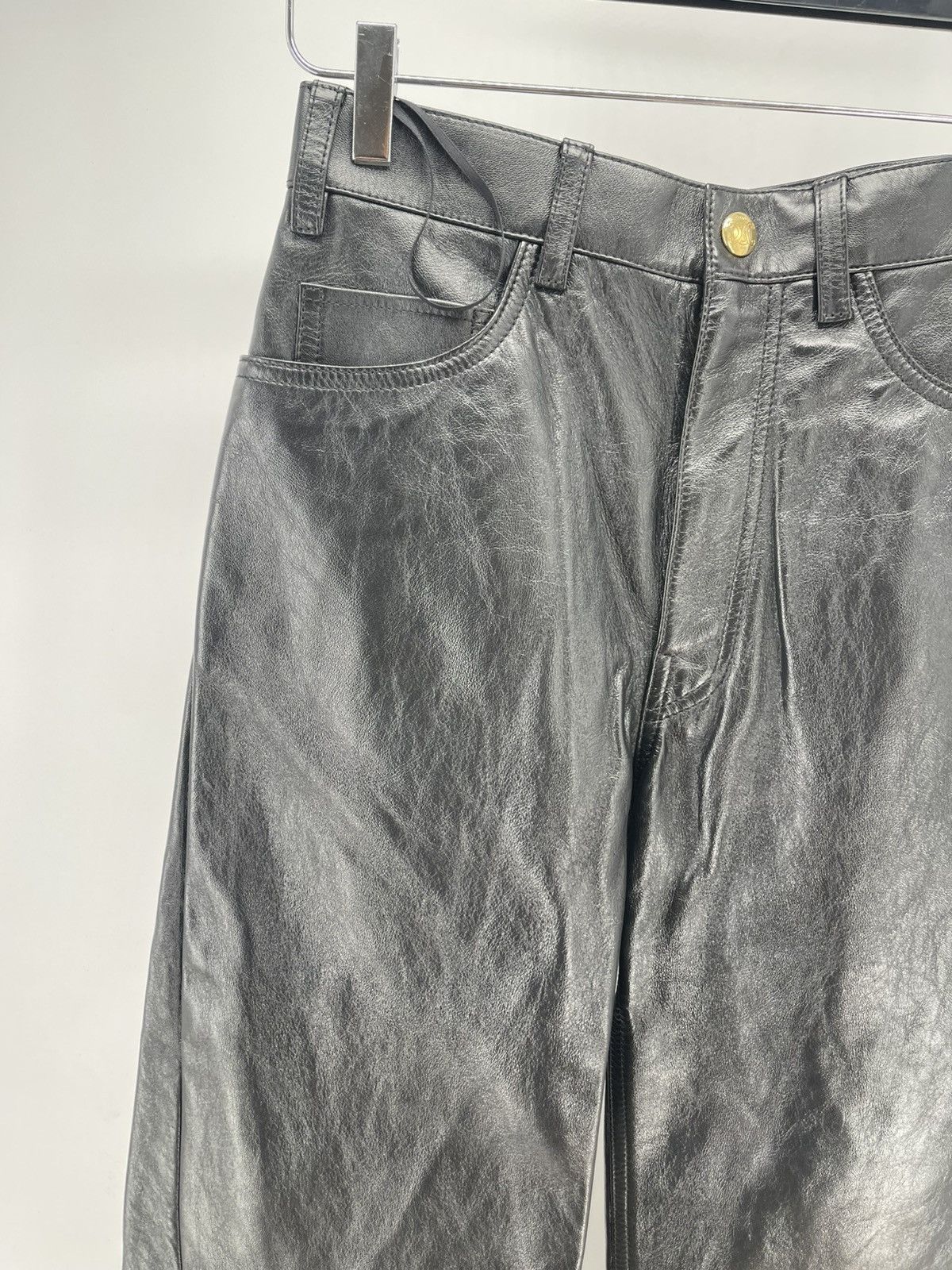 Celine Celine leather trousers Size 26" / US 2 / IT 38 - 5 Thumbnail