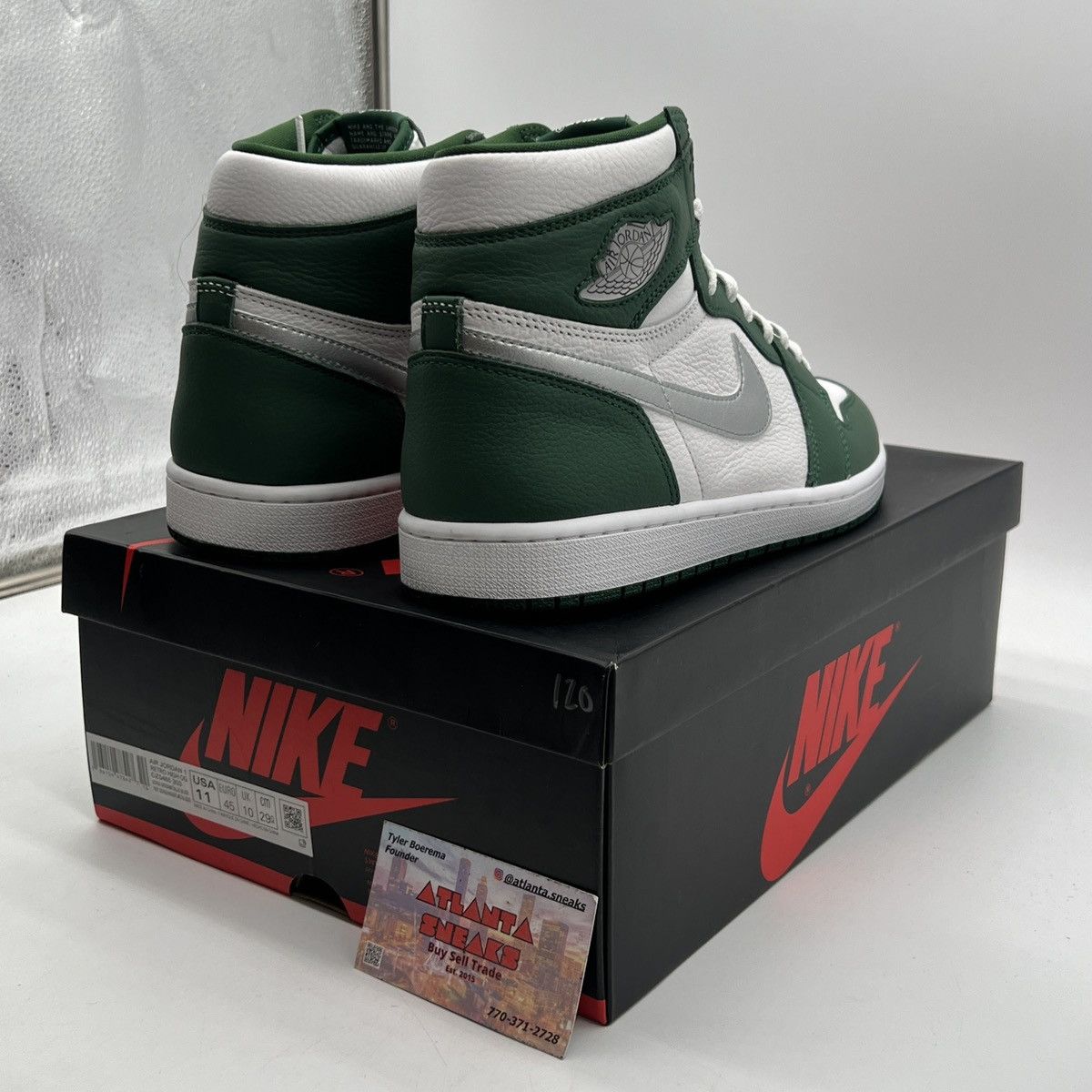 Nike Air Jordan 1 High gorge green Size US 11 / EU 44 - 5 Thumbnail