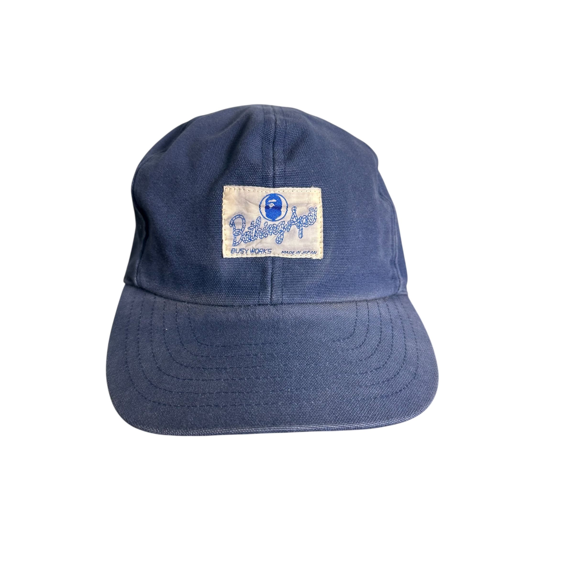 Bape 🔥RARE🔥Vintage A Bathing Ape BAPE Busy Work Full Hat Cap Size ONE SIZE - 2 Thumbnail