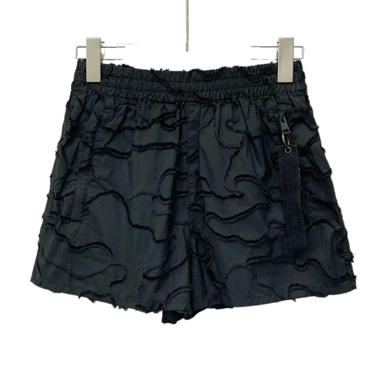 Dior Christian Dior Black Irregular Lace Casual Shorts K26WX Size 24" / US 00 / IT 34 - 1 Thumbnail