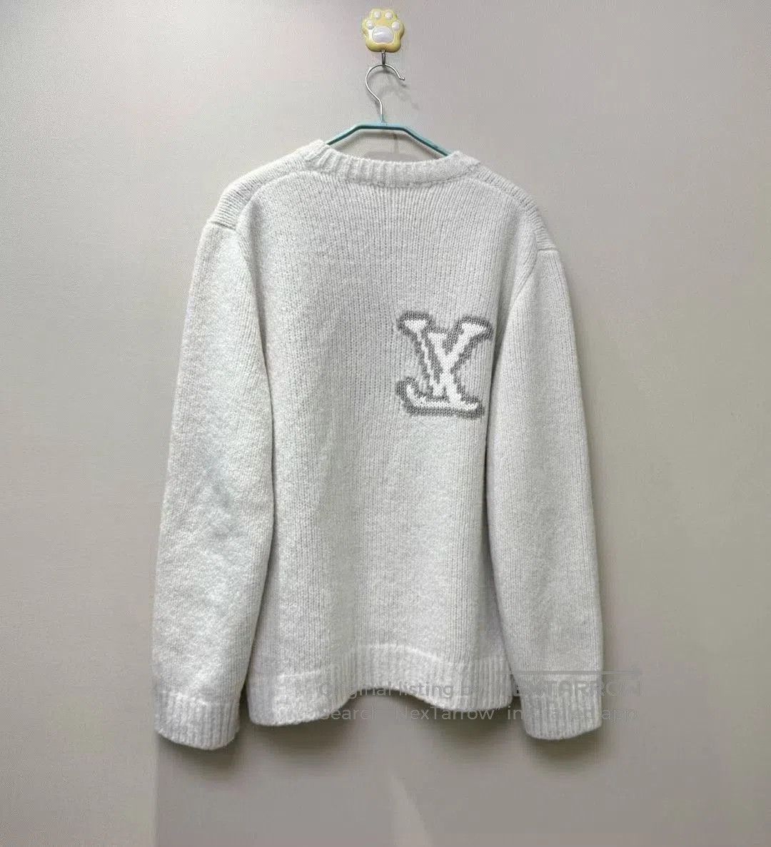 Louis Vuitton Louis Vuitton LV White Large Logo Sweater. Size US XXL / EU 58 / 5 - 5 Thumbnail