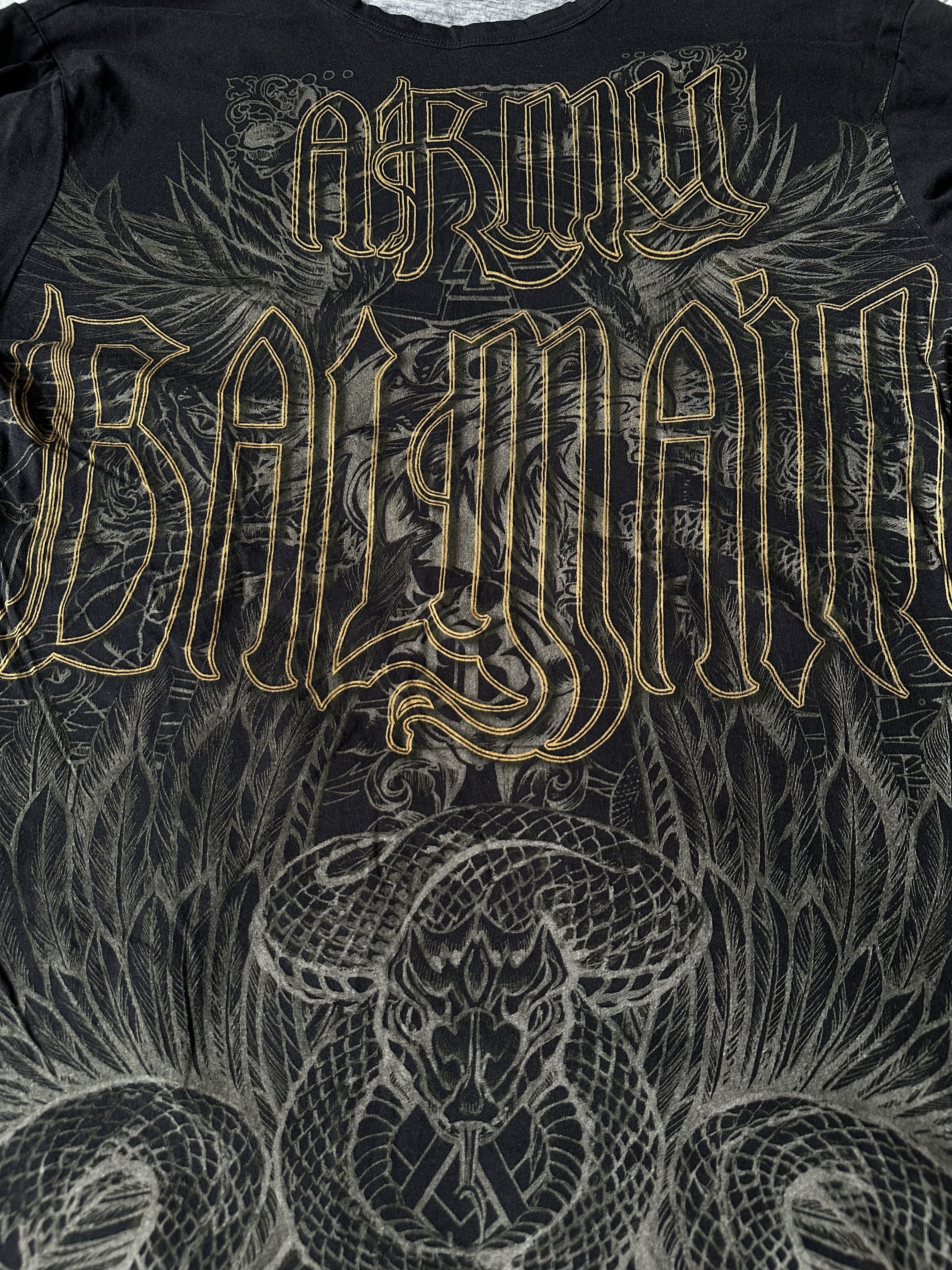Balmain 2017 Balmain Army Snake & Eagle Double Sleeve Longsleeve Size US L / EU 52-54 / 3 - 3 Thumbnail