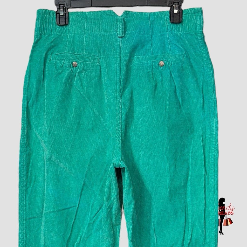 Vintage VTG 70s 80s SMALL MEDIUM Corduroy High Rise Tapered Wide Leg Size 30" / US 8 / IT 44 - 5 Thumbnail