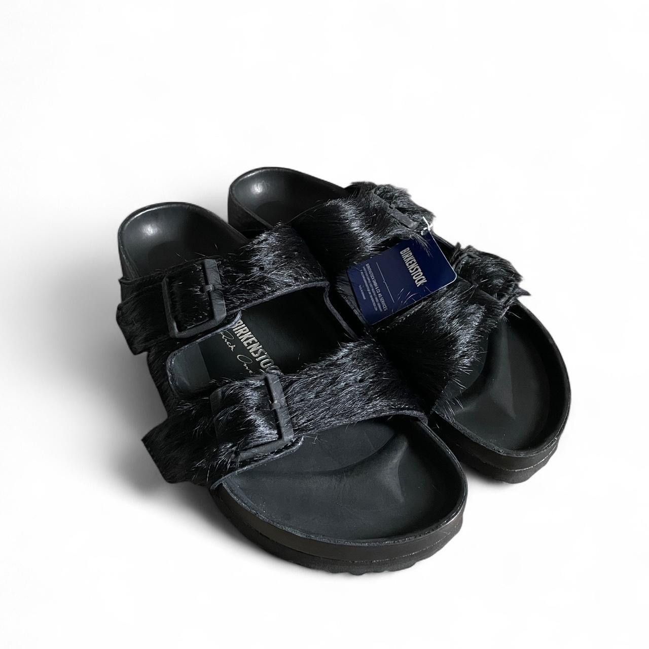 Birkenstock × Rick Owens Rick Owens X Birkenstocks Arizona Cow Fur Slides Size US 9 / EU 42 - 3 Thumbnail