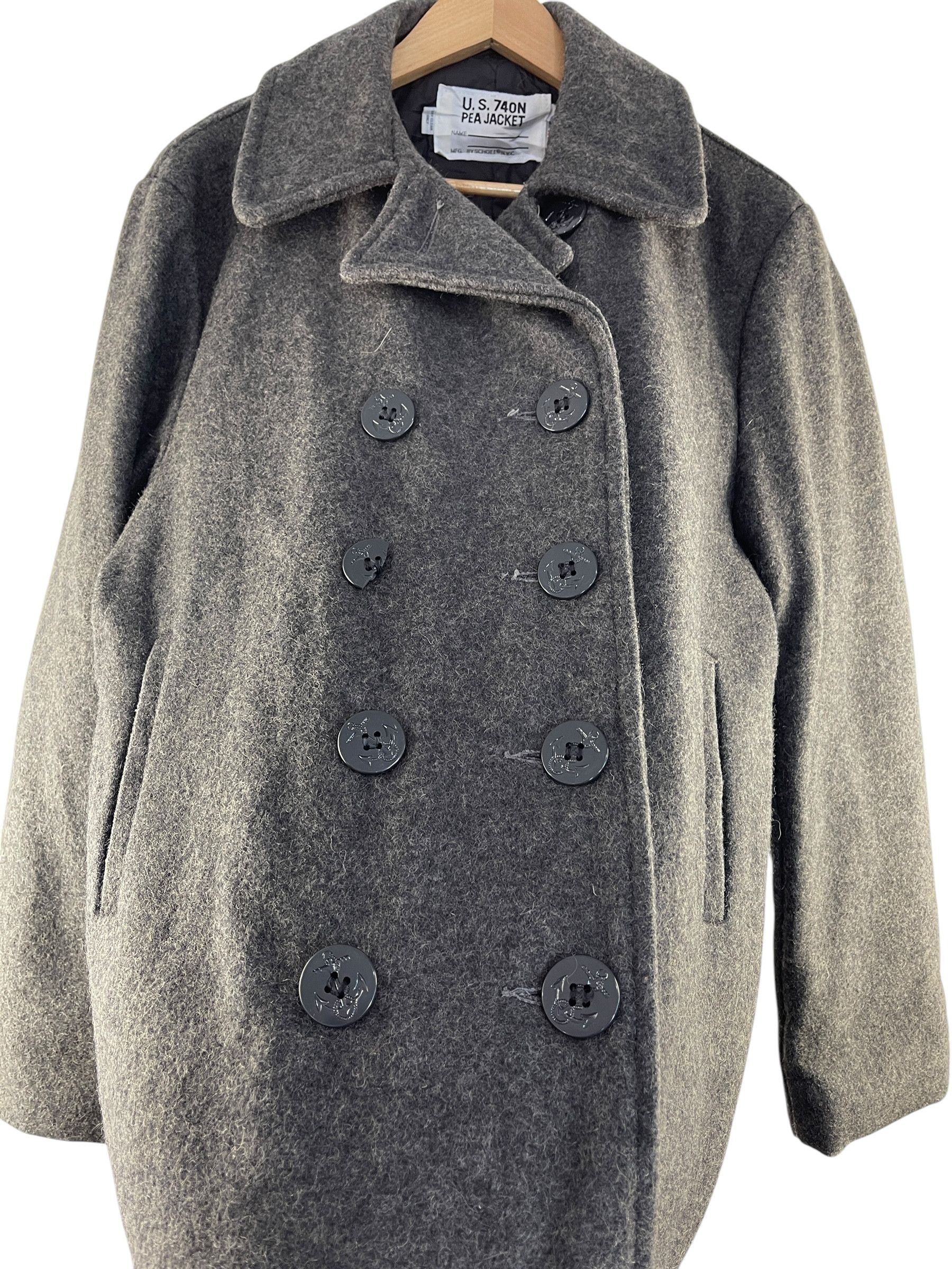 Schott Vintage U.S 740S SCHOTT Pea Jacket Size M / US 6-8 / IT 42-44 - 8 Thumbnail