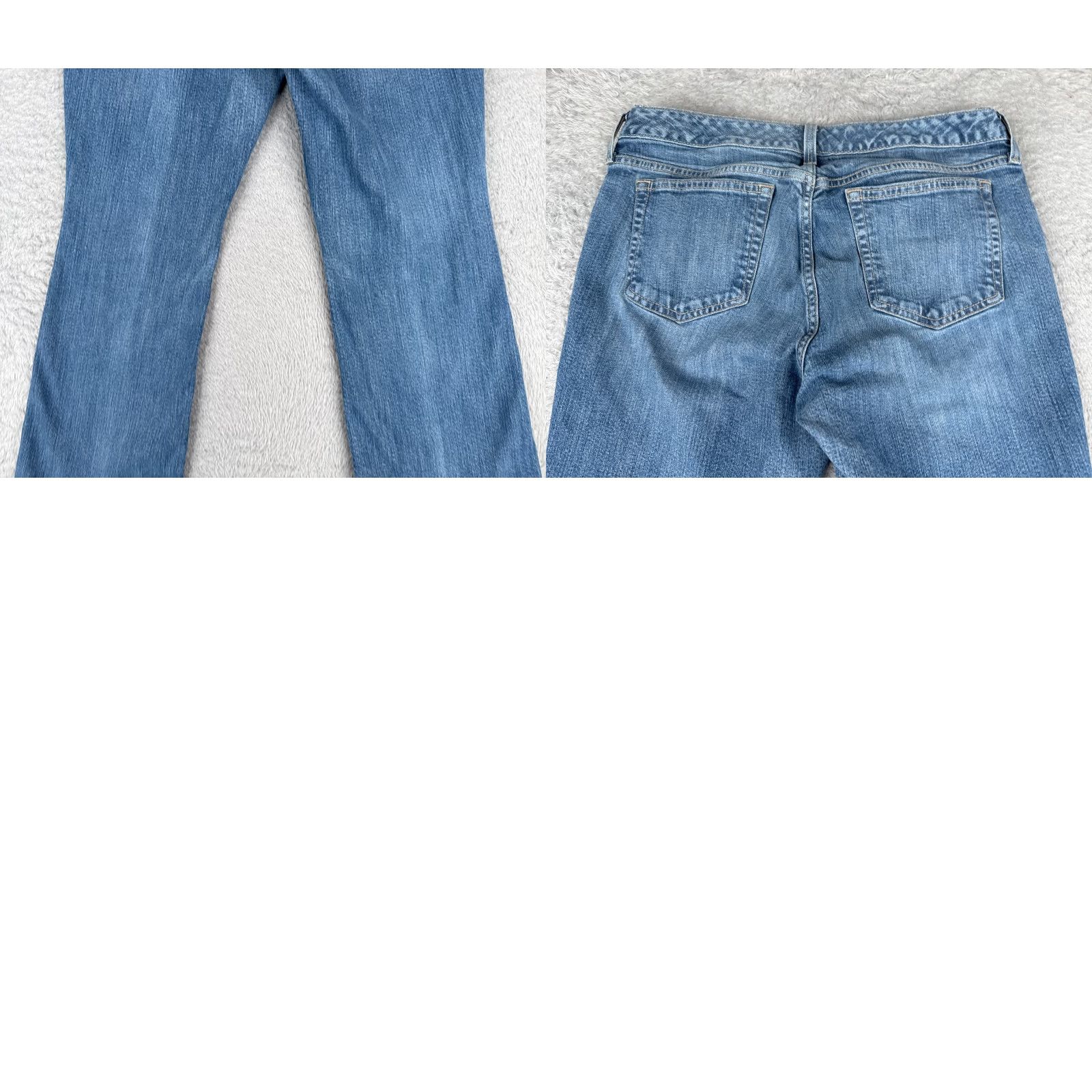 Eddie Bauer Eddie Bauer Jeans Womens 10 Bootcut Mid Rise Cotton Spandex Denim 31x27 Blue 5-Pocket Size 32" / US 10 / IT 46 - 10 Thumbnail