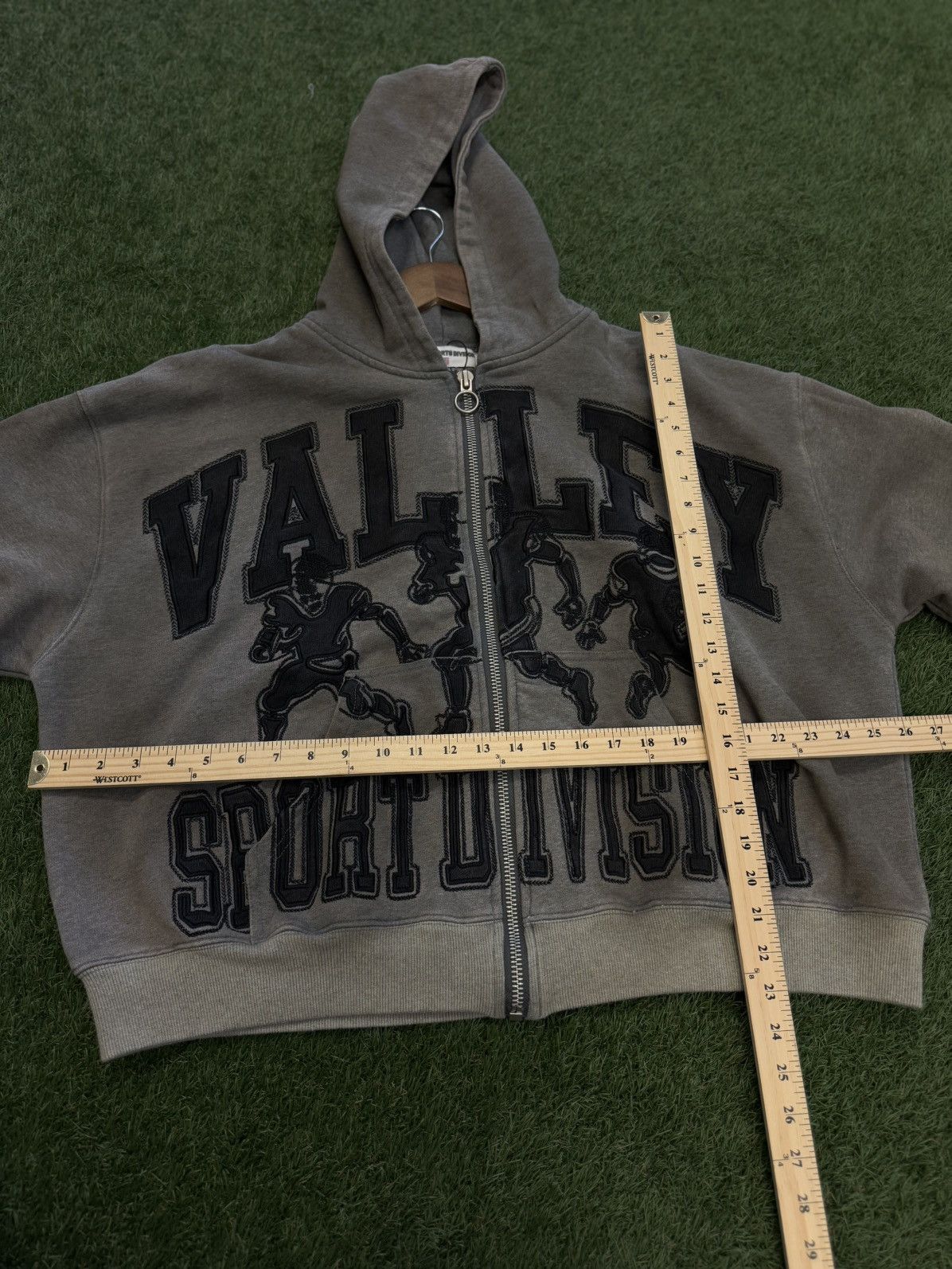 Vale Vale Hoodie Zip Up Grey Black Size XXL (NEW) Size US XXL / EU 58 / 5 - 10 Thumbnail
