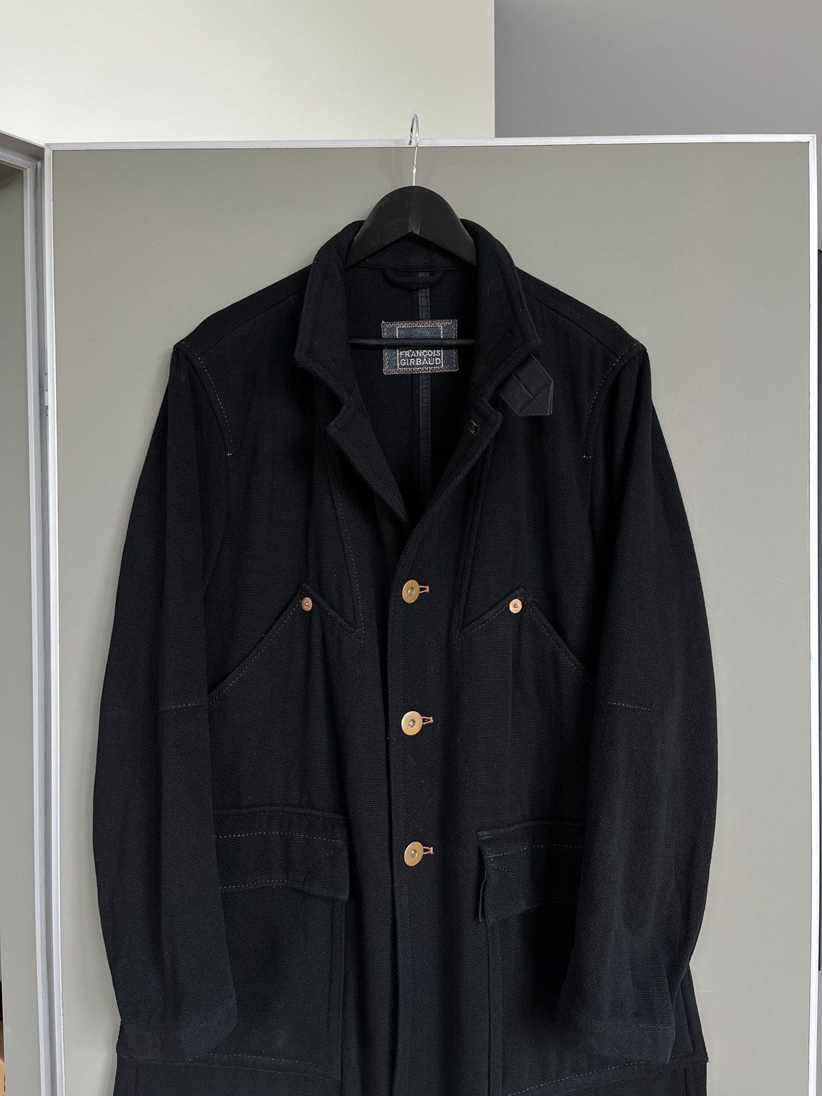 Marithe + Francois Girbaud Marithe + Francois Girbaud Military Style Wool Overcoat Size US L / EU 52-54 / 3 - 2 Thumbnail
