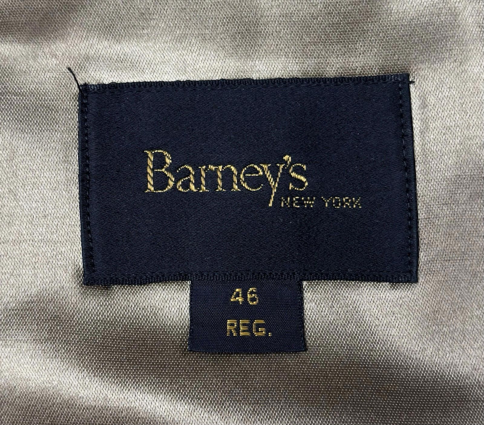 Barneys New York Barney's New York Trench Coat Men 46 Check 100% Wool Lining Size US XXL / EU 58 / 5 - 2 Thumbnail
