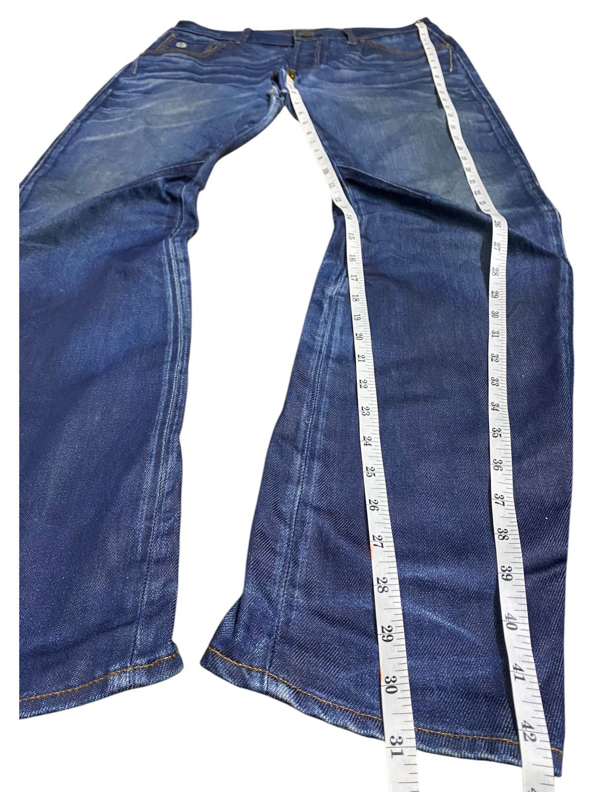 G-Star Vintage Japanese Brands Raw Twist Leg Distressed Slim Jeans Size US 33 - 14 Thumbnail