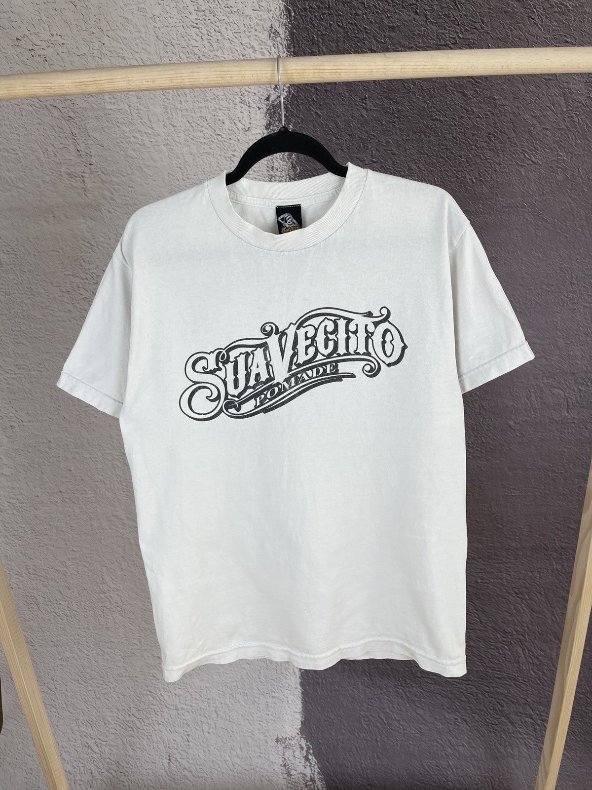 Vintage SuaVecito Pomade vintage skillet made in USA skate tee shirt Size US M / EU 48-50 / 2 - 2 Thumbnail