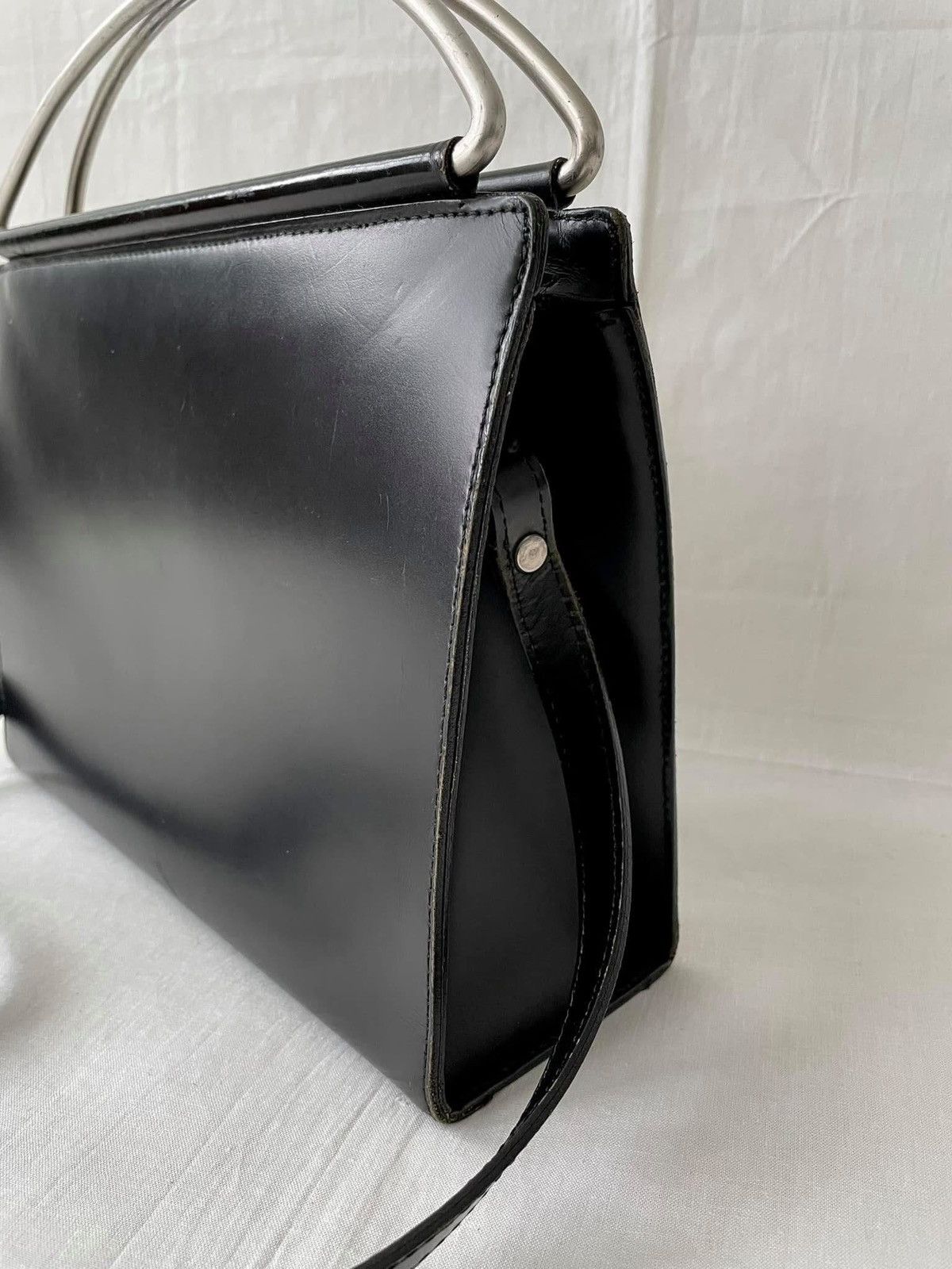 Yohji Yamamoto Yohji Yamamoto Y’saccs Leather Sling Bag Size ONE SIZE - 4 Thumbnail