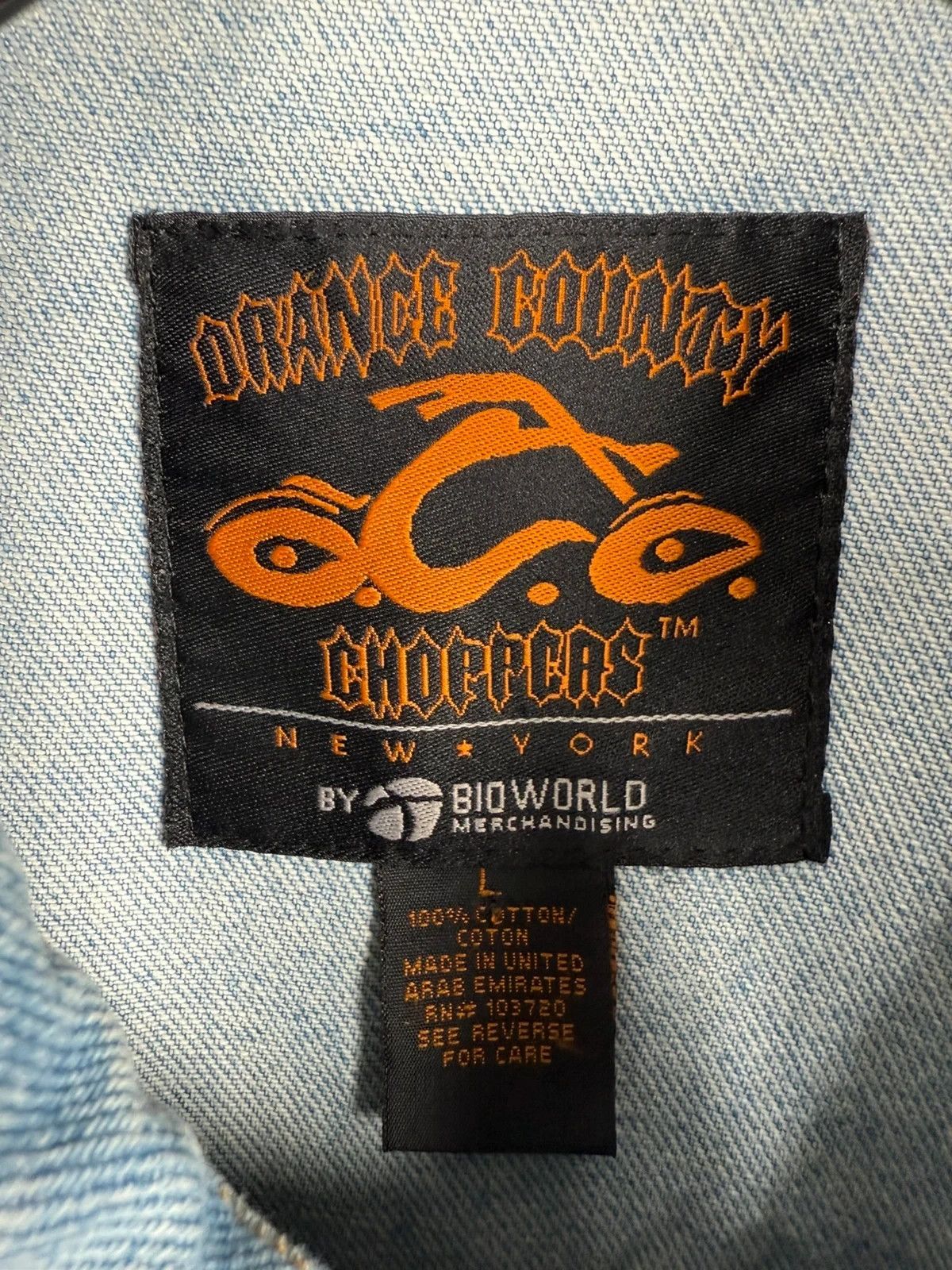 Other Orange County Choppers Denim Jacket Biker size L Size US L / EU 52-54 / 3 - 4 Thumbnail