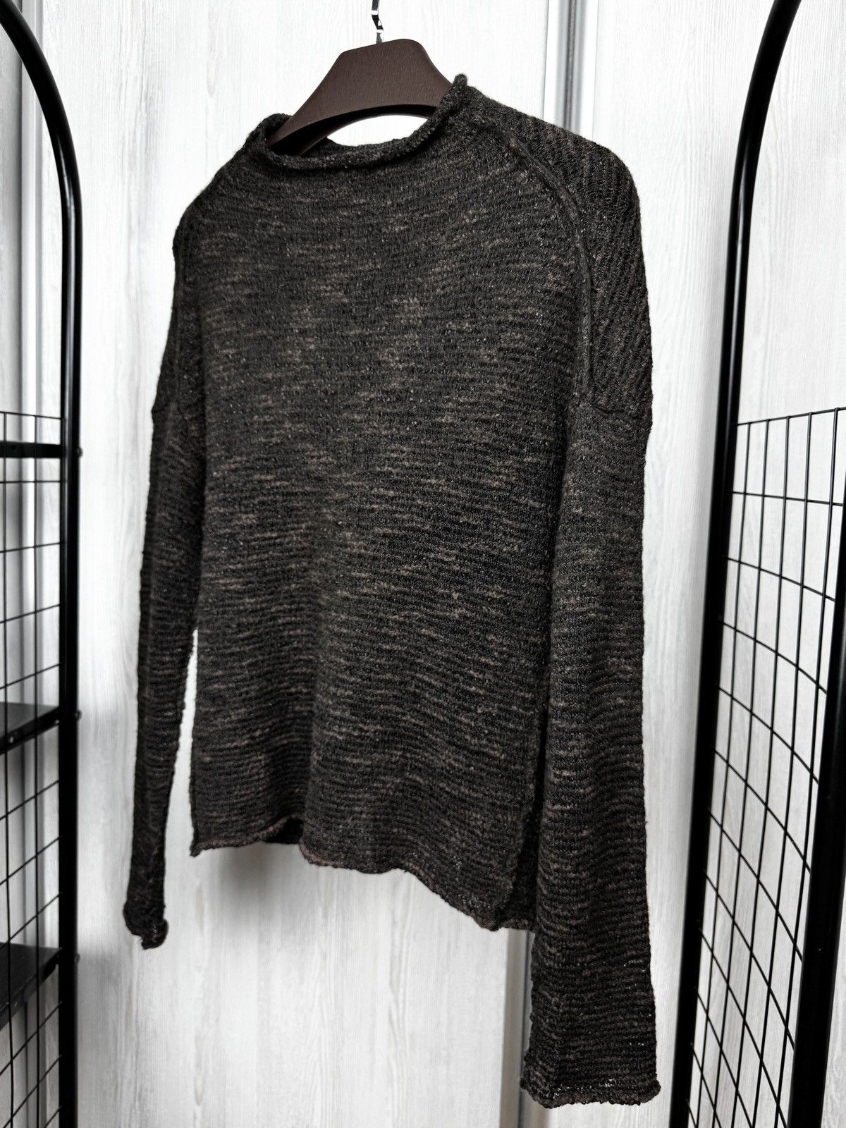 Transit Transit Par-such brown oversized avant garde knitted sweater Size M / US 6-8 / IT 42-44 - 6 Thumbnail