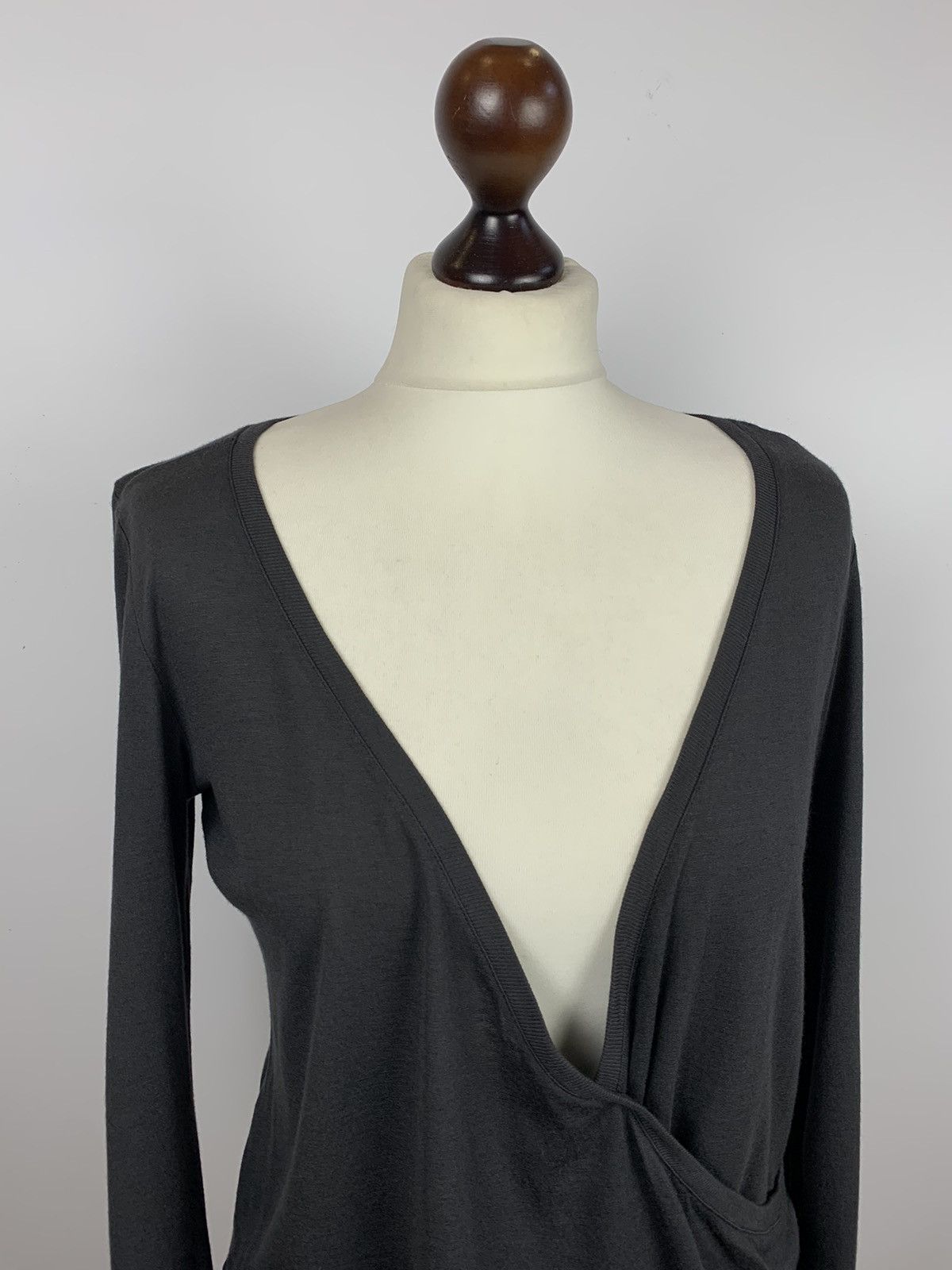Allsaints Alllsaints Kerin LS Top Wrap Effect Long Sleeve Tee Ladies Size M / US 6-8 / IT 42-44 - 3 Thumbnail