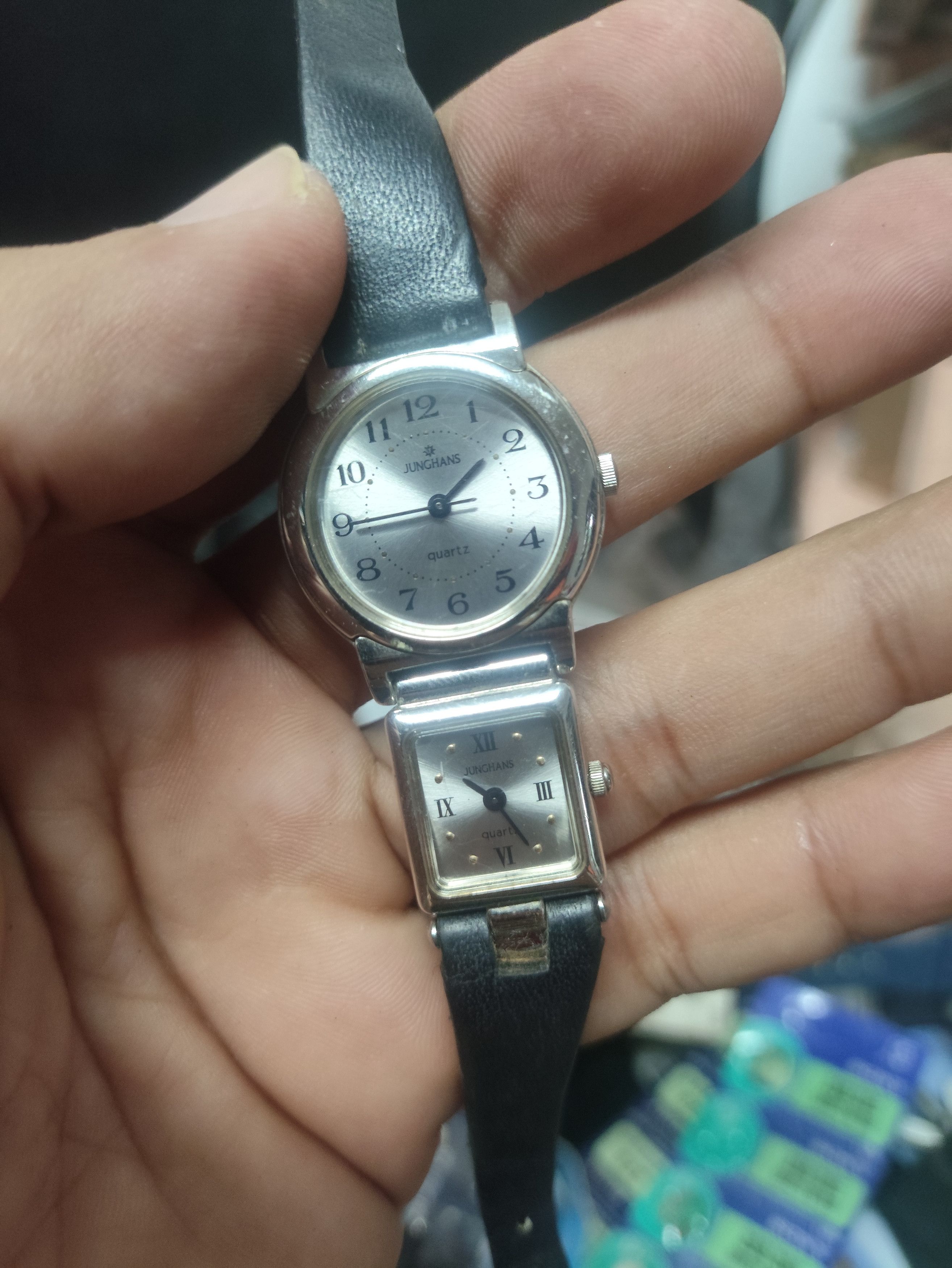Junghans JUNGHANS QUARTZ Vintage Dual Time Watch Authentic Size ONE SIZE - 7 Thumbnail