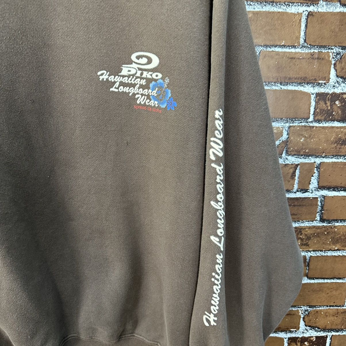 Vintage Y2k Piko Hawaiian Longboard Wear Faded Vintage Crewneck Z149 Size US M / EU 48-50 / 2 - 3 Thumbnail