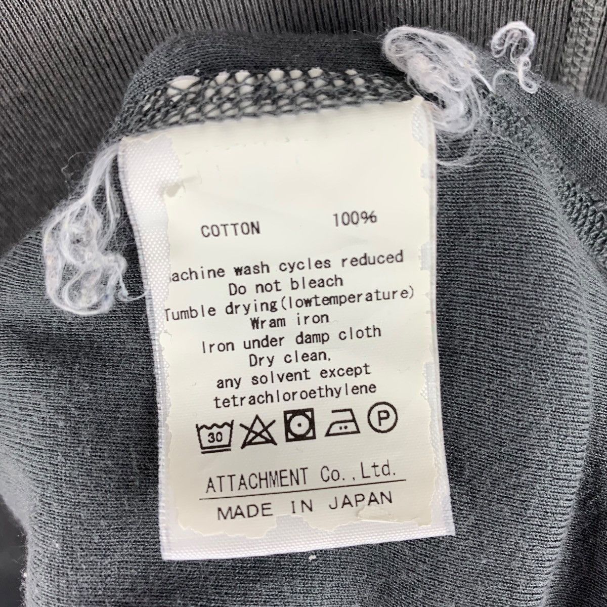 Attachment × Japanese Brand ATTACHMENT u neck plain tee Size US M / EU 48-50 / 2 - 10 Thumbnail