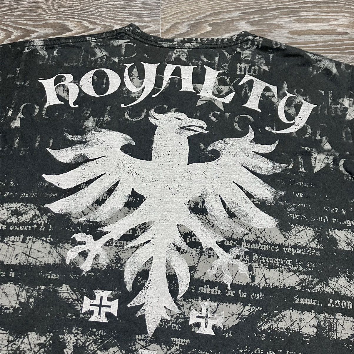 Affliction KONFLIC Royalty All Over Print MMA Style Big Logo T-shirt Size US XXL / EU 58 / 5 - 4 Thumbnail