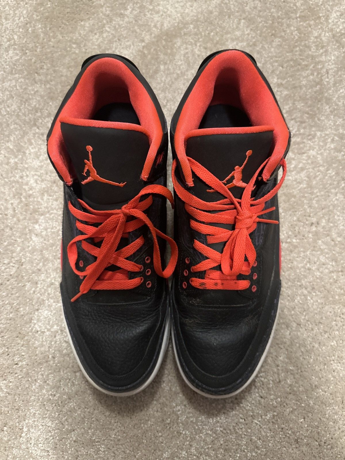 Jordan Brand Air Jordan 3 Retro GS ‘Crimson’ Size US 11 / EU 44 - 5 Thumbnail