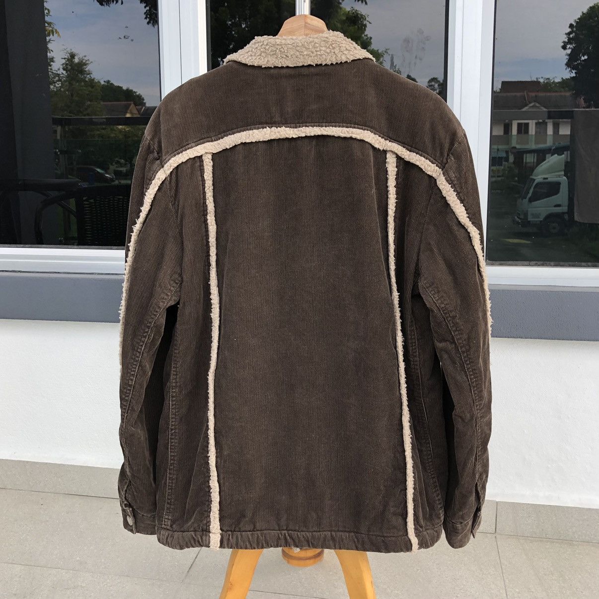 Japanese Brand Vintage ooh mow mao Conduray Lined Sherpa Jacket Size US M / EU 48-50 / 2 - 7 Thumbnail