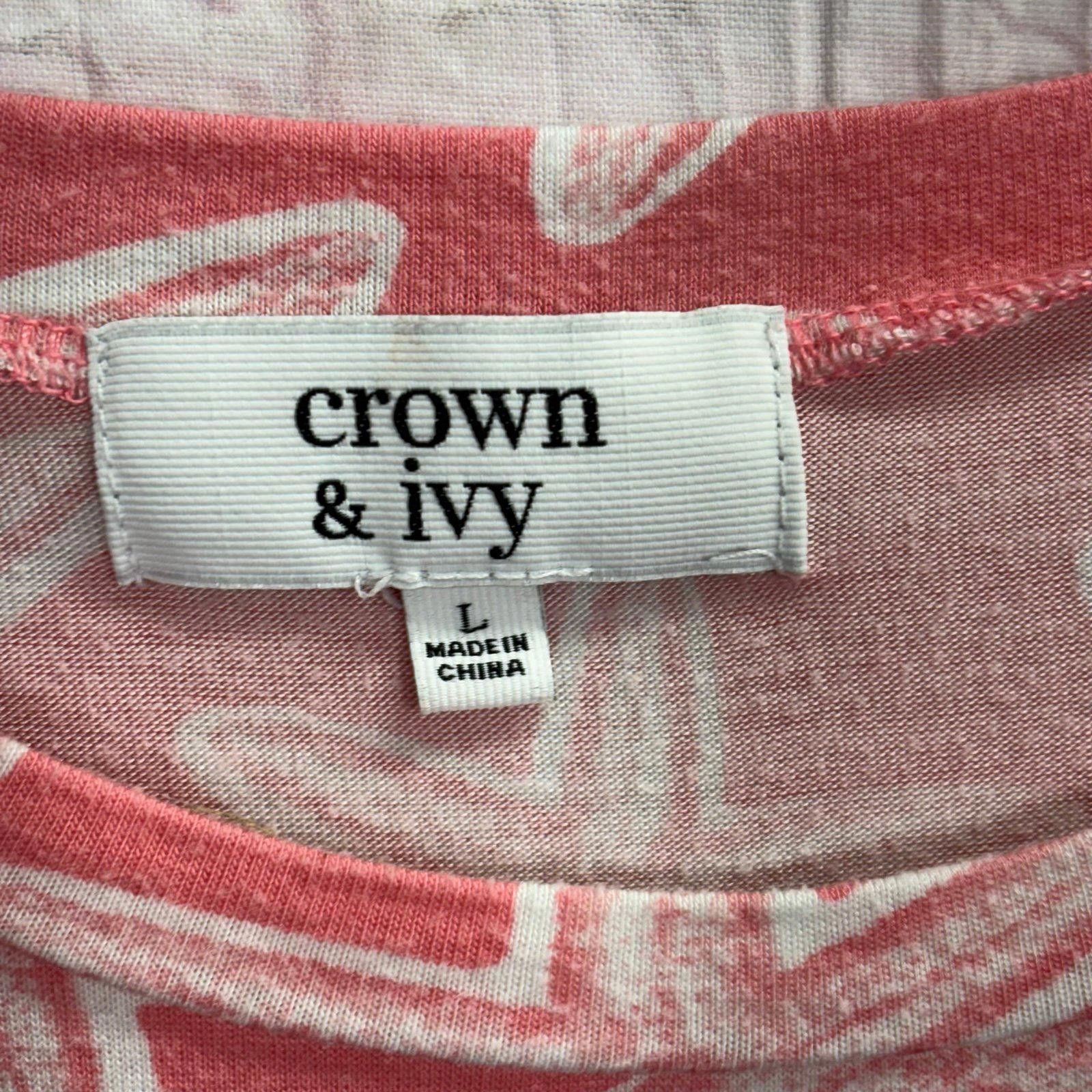 Other Crown & Ivy Starfish Print Large Nightgown Size ONE SIZE - 3 Thumbnail
