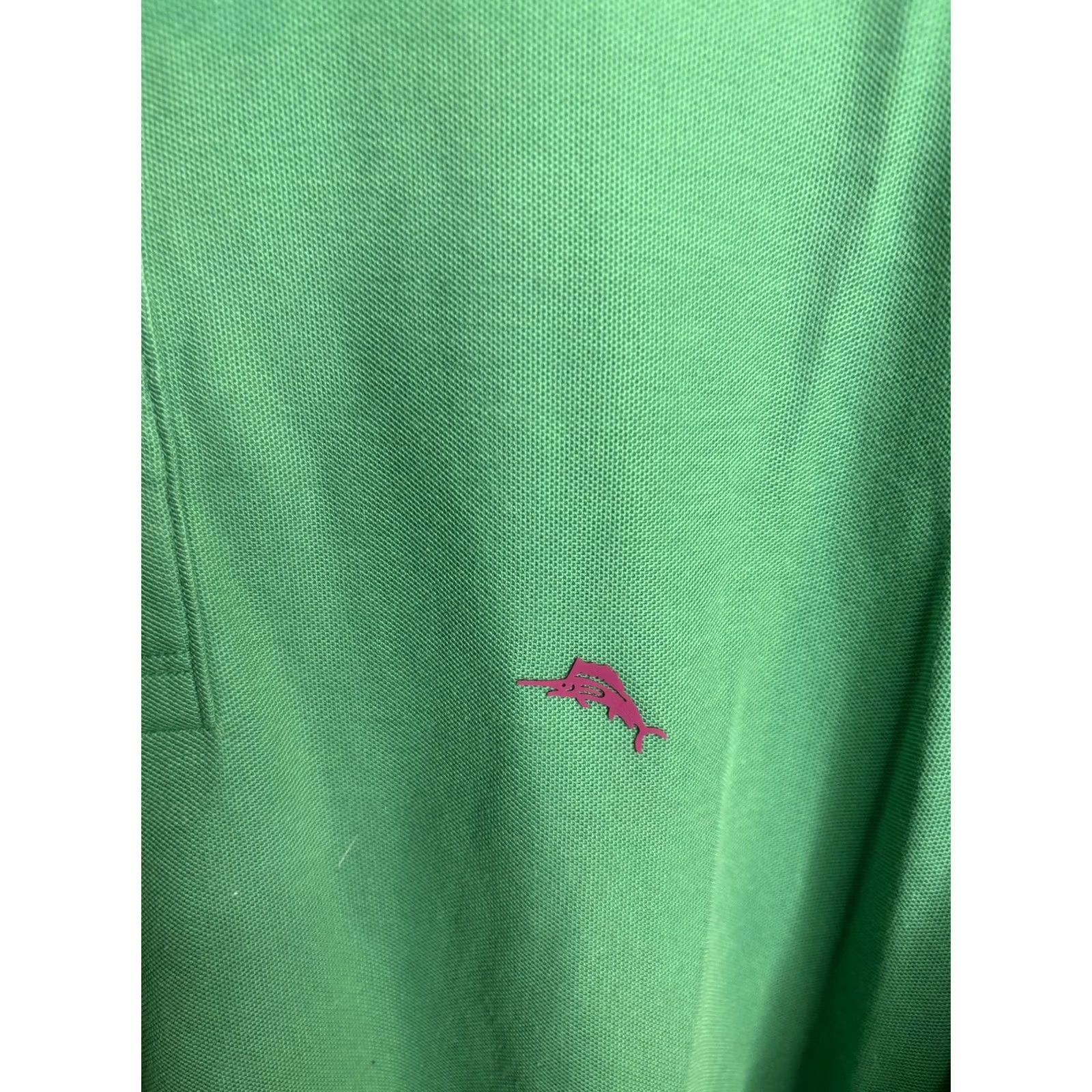 Tommy Bahama Tommy Bahama Polo Shirt Mens 2XL Green IslandZone Supima Golf Casual Comfort Size US XL / EU 56 / 4 - 2 Thumbnail